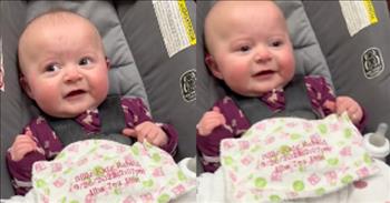 <p>A baby had the sweetest reaction to hearing her parents for the very first time.</p>

<p>Anyone who has ever parented young children knows that babies cry. Since they do not yet have the ability to speak, they must communicate their needs in some way. So, crying is their method of communication. Babies wail when they are hungry, tired and in need of being changed.&nbsp;</p>

<p>One <a href="https://www.tiktok.com/@rabolda44/video/7229442372608822571?embed_source=71223856%2C121331973%2C120811592%2C120810756%3Bnull%3Bembed_masking&amp;refer=embed&amp;referer_url=www.sunnyskyz.com%2Fhappy-videos%2F12416%2FBaby-Hears-Mom-And-Dad-For-The-First-Time&amp;referer_video_id=7229442372608822571">video posted to TikTok</a> showed a crying and upset child. Reclining in a car seat, in a doctor&rsquo;s office, the child loudly voices her displeasure. She does not like or appreciate the current situation. However, the baby girl&rsquo;s mood quickly and dramatically changes in a matter of seconds.</p>

<p>The child cries and whines as someone in the video places hearing aids on the infant&rsquo;s tiny ears. The woman fitting the child with the hearing devices explains how she&rsquo;ll be able to change and augment the programming due to the child&rsquo;s rapid growth.&nbsp;</p>

<p>After the woman puts the devices on the child&rsquo;s ears and &ldquo;clicks them closed,&rdquo; her father begins talking to her. She immediately lights up! She flashes him a huge smile.</p>

<p>It&rsquo;s clear from the look on the infant&rsquo;s face that she&rsquo;s still a little uncertain as to what she is hearing. But then her mother also begins speaking and another huge smile appears on the child&rsquo;s face.&nbsp;</p>

<p>She begins kicking and moving her feet with joy. The child is hearing her mother and father for the first time!&nbsp;</p>

<p>What a sweet, moving and touching short clip of a child who is taking in the sound of her parents' voices and absolutely loves it. It&rsquo;s a moment that will likely bring a tear or two or maybe even more to your eyes!</p>

<p><em><a href="https://www.godtube.com/bible/james/1-17">James 1:17</a> &ldquo;Every good gift and every perfect gift is from above, coming down from the Father of lights, with whom can be no variation, nor turning shadow.&rdquo;</em></p>
