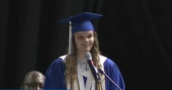 <p>One young woman used her high school graduation ceremony to speak about her faith in and relationship with Jesus Christ and her speech has since gotten a lot of attention.</p>

<p>People have an intense fear of public speaking. Addressing a crowd of one&rsquo;s peers can be daunting. Figuring out what to say and how to adequately express those thoughts are worries of someone preparing a speech. However, how the speech will be received causes the most anxiety.&nbsp;</p>

<p>Now, include speaking about Jesus to a group of high school students to the mix and those worries and anxiety will increase considerably. But that didn&rsquo;t stop Lydia Owens from talking about her personal Lord and Savior Jesus Christ in her valedictorian speech, according <a href="https://www.youtube.com/watch?v=-r2oo-n_2H0">to Fox Carolina News</a>.&nbsp;</p>

<p>Lydia Owens, as a high school student, lost her mother. Lydia, in her moving speech, explained how her mother&rsquo;s death completely changed her outlook.&nbsp;</p>

<p>&ldquo;I had that reality check almost two years ago when my mom passed away,&rdquo; <a href="https://www.youtube.com/watch?v=-r2oo-n_2H0">Lydia said</a>. &ldquo;When tragedy struck my life, it was not my grades nor my accomplishments that helped me navigate through that loss. When everything else in my life felt uncertain, the only person that I could depend on to stay the same was Jesus.&rdquo;</p>

<p>Lydia, in her speech to her classmates, also touched upon success. She mentioned worrying about career advancement and fulfilling other aspirations is unnecessary when one knows Jesus Christ.</p>

<p>&ldquo;You don&rsquo;t have to worry about whether or not you&rsquo;ll be successful because God promises that His Grace is sufficient for us and that His power is made perfect in our weaknesses,&rdquo; she said.&nbsp;</p>

<p>And how was her speech about her faith, Jesus Christ and redefining success received by her classmates? She received a thunderous round of applause from the room.</p>

<p>&ldquo;I was like, &lsquo;Ok, like, this, this is the moment that God wanted,&rdquo; Lydia said.&nbsp;</p>

<p>Lydia also added that her late mother influenced her life and faith. She mentioned that her mom showed her what it meant to be a woman of God.</p>

<p><em><a href="https://www.godtube.com/bible/ephesians/4-29">Ephesians 4:29</a> &ldquo;Let no evil talk come out of your mouth, but only what is good for giving necessary teaching, and for grace to who give ear.&rdquo;</em></p>

