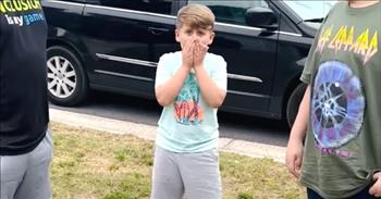 <p>Watch this emotional video of a young boy crying after learning that his family finally has a home again after being without one for a while.</p>

<p>Darrell and Mallory are husband and wife and have two sons together. Recently, Darrell had to undergo emergency open-heart surgery, and he was unable to work for six months. His wife Mallory had to work two jobs to avoid eviction.</p>

<p>&ldquo;I was working two jobs while I was helping him in recovery,&rdquo; Mallory said.&nbsp;</p>

<p>&ldquo;We just kept falling farther and farther behind. Finally, it got to the point where we couldn&rsquo;t stay where we were at anymore,&rdquo; shared Darrell.</p>

<p>&ldquo;We realized that we are going to have to break our lease to avoid eviction,&rdquo; said Mallory.</p>

<p>The family was able to stay with a friend while they were trying to find a new place to live, and they also had to move into a hotel for two weeks during that time.</p>

<p>&ldquo;It was extremely stressful,&rdquo; Mallory shared. &ldquo;And it was stressful on our kids, but they were so amazing. I mean, they just were so resilient.&rdquo;</p>

<p>When the family finally had their application approved for a home, they were so relieved. And Mallory decided to take a video of her kids when she and her husband revealed that their family had a new place to call home.</p>

<p>&ldquo;That day, we picked the kids up from school,&rdquo; she said. &ldquo;They came out of the car, and I said, &lsquo;I&rsquo;m going to hit record.&rsquo; And I turned around and said, &lsquo;Hey. By the way, this is our house.&rsquo;&rdquo;</p>

<p>That&rsquo;s when her son, Evin, completely lost it and cried tears of joy! Mallory went on to share the heartwarming video on her TikTok, and it went viral and so many people wanted to help the family out by sending appliances and furniture for their new home.</p>

<p>&ldquo;The first day, when we got the keys to the house, that was the day we were going to open everything. It was like the best Christmas morning, to watch our kids open all those gifts and to feel so loved by people and supported. It was an amazing week. We were just so grateful. We just can&rsquo;t believe that we&rsquo;re here and that this is our life, and that we survived the hardest year of our lives. And we&rsquo;re here, and we&rsquo;re comfortable and stable,&rdquo; Mallory said.</p>

<p>What a blessing and a testimony of God&rsquo;s faithfulness towards this family!</p>
