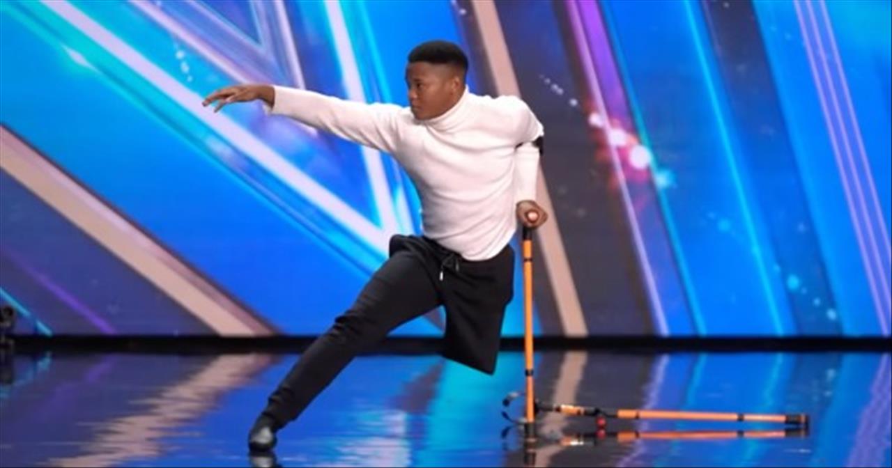 Amputee Dancer Earns History-Making Group Golden Buzzer On BGT