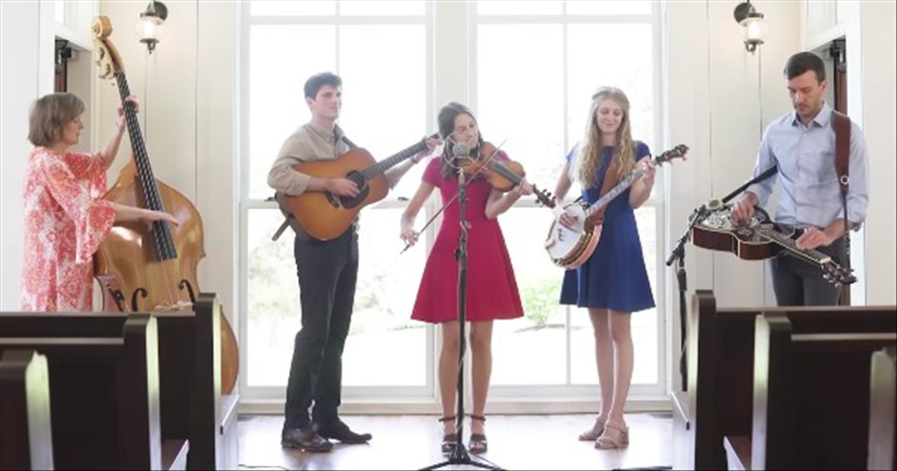 Bluegrass Family Band Sings ‘How Firm A Foundation’ 