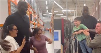 <p>Former NBA player Shaquille O&rsquo;Neal, a member of the Basketball Hall of Fame, greeted a family in Home Depot and surprised them by agreeing to pay for their washer and dryer.</p>

<p>A seemingly insignificant and unexpected act of kindness can go a long way in changing someone&rsquo;s day, week, life and entire outlook. What one person may see as small, such as holding the door, can have massive ramifications, bringing about change for good.&nbsp;</p>

<p>A short, <a href="https://twitter.com/TheNBACentral/status/1669120300066144256?ref_src=twsrc%5Etfw%7Ctwcamp%5Etweetembed%7Ctwterm%5E1669120300066144256%7Ctwgr%5E1ed56b32610f5c360c146d2d08d29ae47e48eeac%7Ctwcon%5Es1_&amp;ref_url=https%3A%2F%2Fwww.sunnyskyz.com%2Fgood-news%2F5080%2FShaq-Surprises-Family-With-New-Washer-And-Dryer-At-Home-Depot">50-second video posted on Twitter</a> shows former Los Angeles Laker Shaquille O&rsquo;Neal performing a random act of kindness for a family shopping in Home Depot.&nbsp;</p>

<p>The video shows the 7-footer walking through the store as he approaches two women, who calmly greet Shaq.</p>

<p>&ldquo;Nice to meet you,&rdquo; one of the women says as she shakes the NBA legend&rsquo;s hand.</p>

<p>Shaq responds by asking them what items they are purchasing in the store.&nbsp;</p>

<p>&ldquo;We are buying the washer and dryer,&rdquo; one of the two women tells Shaq.</p>

<p>Shaq states in a calm and matter-of-fact manner, &ldquo;I&rsquo;m gonna pay for it.&rdquo;</p>

<p>The women cannot believe what they have just heard, that Shaq will be picking up the tab for their new household appliances.&nbsp;</p>

<p>&ldquo;Really! Oh, my God!&rdquo; one of the women reacts.</p>

<p>They can&rsquo;t contain their excitement at Shaq&rsquo;s kind act and begin screaming and yelling in joy. There are smiles all around as Shaq gives both women hugs.</p>

<p>One woman exclaims, &ldquo;Bless you, bless you, bless you&rdquo; as she takes a selfie with Shaquille.</p>

<p>The video ends with the women with a Home Depot employee, selecting their preferred washer and dryer.</p>

<p>What a kind and generous act from a man who is known for doing such things for people. He recently bought a family with nine children a brand new 15-passenger van, <a href="https://www.godupdates.com/shaquille-o-neal-kindness/">according to GodUpdates</a>.</p>

<p>Shaq may have scored thousands of points and won NBA titles during his playing career, but with his continued acts of kindness off the court, he&rsquo;s changing lives and still gaining fans.</p>

<p><em><a href="https://www.godtube.com/bible/ephesians/4-32">Ephesians 4:32</a> &ldquo;And be kind to one another, full of pity, having forgiveness for one another, even as God in Christ had forgiveness for you.&rdquo;</em></p>
