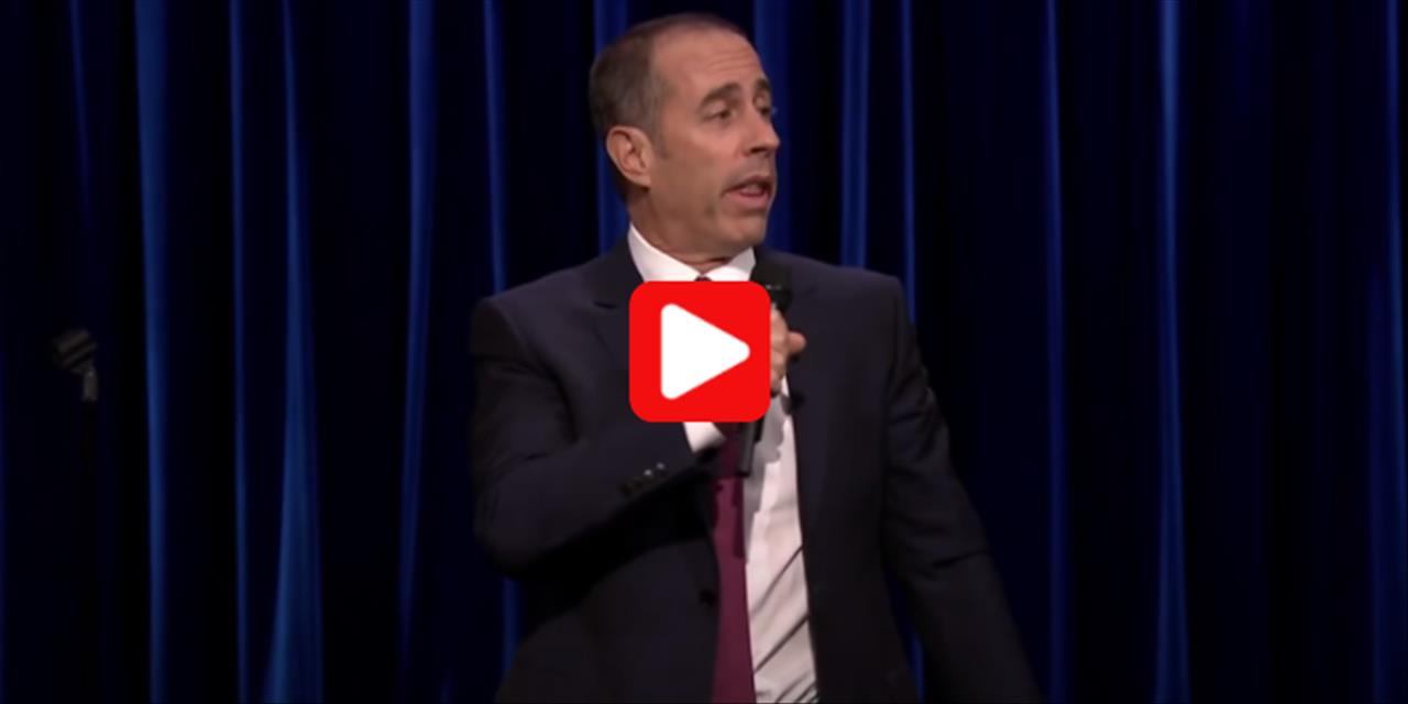 <p>Comedian Jerry Seinfeld performs jokes about why people need to get rid of their useless garbage.</p>
