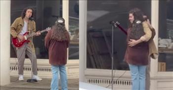 <p>One young man used his musical talents to provide those undergoing trying circumstances with some relief and comfort.</p>

<p>Troubles inevitably find their way to everyone. However, as the old saying goes, when it rains, it pours. When something goes wrong or not as intended, there is seemingly often a multiplying and compounding effect. One situation leads to another and then another, resulting in a disaster of a day.</p>

<p>Live long enough, and you&rsquo;ll have a bad day. Unfortunately, those occurrences will take place multiple times throughout a typical lifetime. But one young man, understanding that bad days happen every now and then, tried to do something about it.</p>

<p>The <a href="https://www.youtube.com/watch?v=brEDJs5EH7U">short clip posted on YouTube</a> begins with a young musician standing on the sidewalk, holding a sign with an odd message. The sign reads, &ldquo;Stand here if you had a bad day.&rdquo;</p>

<p>A middle-aged woman walks up as she reads the young man&rsquo;s sign aloud.</p>

<p>&ldquo;Stand here if you&rsquo;ve had a bad day,&rdquo; she said. &ldquo;Wow! Yep, had a bad day.&rdquo;</p>

<p>She then steps forward and stands in the middle of a blue circle on the sidewalk. The young man then ditches his sign and surprises the woman as he picks up a guitar and begins singing.</p>

<p>He then sings a few uplifting and encouraging lines about holding on, that the sun still shines despite her present situation. While things may look bad now, he sings that life changes every moment and warns her against complacency.&nbsp;</p>

<p>The woman thoroughly appreciated the young man&rsquo;s efforts to encourage and uplift her. It was a message she desperately needed to hear.</p>

<p>&ldquo;You have no idea how I needed to hear that today,&rdquo; she said. &ldquo;Thank you.&rdquo;&nbsp;</p>

<p>The two strangers share a warm and loving embrace. Before the clip ends, the musician wishes the woman a much better rest of her day.&nbsp;</p>

<p><em><a href="https://www.godtube.com/bible/ephesians/4-32">Ephesians 4:32</a> &ldquo;And be kind to one another, full of pity, having forgiveness for one another, even as God in Christ had forgiveness for you.&rdquo;</em></p>
