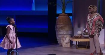 <p>One gifted young woman&rsquo;s amazing voice and outstanding cover of a Patti Labelle song brought the legendary singer to tears.</p>

<p>Everyone has been blessed with different gifts, talents and skills. Some people may have a knack for three or more areas, while others may only be proficient in a couple. Regardless of the area or how many, God expects those gifts to be used to bring glory and honor to His name.</p>

<p>One young woman, 10-year-old Skye Turner, has the voice of an angel. She has gotten a lot of attention for her impressive pipes and was invited to appear on &ldquo;The Steve Harvey Show.&rdquo;</p>

<p>During a few minutes of back and forth with Steve, Skye revealed that she prefers &ldquo;old-school music.&rdquo; Some of her favorite musicians include Prince and Anita Baker. But her favorite singer of all time is Patti Labelle.&nbsp;</p>

<p><a href="https://www.youtube.com/watch?v=KDUm0Te75YM">Later in the segment,</a> Skye takes the stage and stuns the studio audience with her rendition of Patti Labelle&rsquo;s &ldquo;If Only You Knew.&rdquo; Members of the audience, during her performance, stand to their feet and applaud the talented little lady.&nbsp;</p>

<p>Near the end of her song, Skye gets a major surprise. Patti Labelle herself appears on the stage. Skye&rsquo;s eyes widen and her mouth drops in astonishment at Patti&rsquo;s unexpected appearance. Patti then joins the young woman and sings along with her.&nbsp;</p>

<p>At one point during her surprise duet with Skye, Patti can be seen wiping away tears from her eyes. Also, immediately after the song, Patti, once again, brushes away the tears.&nbsp;</p>

<p>Patti, it&rsquo;s safe to say, is thoroughly impressed with the child&rsquo;s dazzling singing voice.</p>

<p>&ldquo;Skye, you are amazing,&rdquo; Patti tells the little girl. &ldquo;You&rsquo;re a singing angel.&rdquo;</p>

<p>Patti added that after hearing Skye&rsquo;s voice, she said, &ldquo;My goodness, God is good.&rdquo;</p>

<p>Following their appearance together on the show, Patti gave Skye some sage advice on music and life. Patti even made a surprise phone call to Skye&rsquo;s grandmother.</p>

<p><em><a href="https://www.godtube.com/bible/psalms/95-1">Psalm 95:1</a> &ldquo;O come, let us sing to the Lord: let us make a joyful noise to the rock of our salvation.&rdquo;</em></p>
