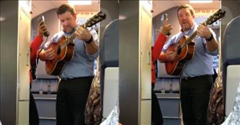 <p>A flight crew member provided passengers with a little bit of entertainment as he sang a hit from the late John Denver.</p>

<p>Traveling is not always the most fun or exciting thing to do in the world. In fact, it&rsquo;s usually the opposite. While traveling by plane is the fastest method of getting from Point A to Point B, it can be frustrating, especially when it comes to security checks, traveling guidelines and flight delays.</p>

<p>However, one Southwest Airlines flight attendant did his best to try and alleviate passengers&rsquo; worries and stress during a potentially upsetting situation.&nbsp;</p>

<p>In a <a href="https://www.youtube.com/watch?v=HlxFhFkcOHI">video posted on YouTube</a>, the man sings the classic &ldquo;Take Me Home, Country Roads.&rdquo; The man strums along on a guitar while singing the memorable lyrics, which are about traveling a familiar, well-worn path that leads to a beloved destination.&nbsp;</p>

<p>&ldquo;Country roads, take me home<br />
To the place I belong<br />
West Virginia, mountain mama<br />
Take me home, country roads&rdquo;</p>

<p>The musically talented flight attendant plays and sings the John Denver tune while someone else holds the phone to the plane&rsquo;s intercom system.&nbsp;</p>

<p>At around the 2-minute mark of the clip, the man changes things up a little bit. He stops singing momentarily and encourages the passengers to sing along with him.</p>

<p>&ldquo;Come on, everybody,&rdquo; he says to the passengers on the delayed flight.&nbsp;</p>

<p>Likely to the surprise of him and anyone who watches the video, several passengers join him and sing the song&rsquo;s chorus.&nbsp;</p>

<p>Flying can be an unpleasant experience, but one man, with the use of his guitar and voice, tried to make a bad situation a little better. He deserves a ton of credit for trying to bring joy to people who probably weren&rsquo;t in the best of moods.&nbsp;</p>

<p><em><a href="https://www.godtube.com/bible/colossians/3-16">Colossians 3:16</a> &ldquo;Let the word of Christ dwell in you richly in all wisdom; teaching and admonishing one another in psalms and hymns and spiritual songs, singing with grace in your hearts to the Lord.&rdquo;</em></p>
