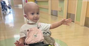 <p>A young child battling cancer received a touching, moving gift in the hospital that brought her a little happiness during her grueling fight.</p>

<p>Cancer is always a scary and frightening diagnosis. It can be absolutely life-shattering to both the patient and their family. It can be especially devastating and heart-wrenching when the person diagnosed with the horrible disease is a child.&nbsp;</p>

<p>That&rsquo;s why the moment when Alaia, a 1-year-old girl battling leukemia, was given a pink, remote control car is so incredibly heartwarming. Her reaction to the surprise is enough to cause even the most stoic and unemotional person to shed a tear.</p>

<p>According to the <a href="https://www.youtube.com/watch?v=52wnWnzfJL8">clip posted on YouTube</a>, the pink car was from the group &ldquo;Little Wishes.&rdquo; The organization, <a href="https://www.littlewishes.org/about">according to its website</a>, is committed to making &ldquo;a big difference for seriously ill, hospitalized children facing difficult journeys.&rdquo;</p>

<p>When Alaia was in the hospital receiving treatment, she would spend some time visiting other patients and hospital staff. Now, thanks to Little Wishes, Alaia can do her rounds in style.</p>

<p>Alaia&rsquo;s mother in the clip recalls what had been the worst part of seeing her daughter fight cancer.</p>

<p>&ldquo;It was hard knowing just knowing that I can&rsquo;t do anything as her mom,&rdquo; she said. &ldquo;I can&rsquo;t help her. All I can do is provide comfort, but I can&rsquo;t take the pain away, you know? I can&rsquo;t take her place. That&rsquo;s, like, the hardest part.&rdquo;</p>

<p>But the story does not end there!&nbsp;</p>

<p>This adorable little girl and the proud owner of a pink, remote control car is now cancer-free following her fourth round of chemo.</p>

<p>Praise God!</p>

<p>&ldquo;I was questioning when she was first diagnosed, like, &lsquo;Why my baby and everything?&rsquo;&rsquo; Alaia&rsquo;s mother said. &ldquo;But now, I, like, tell my fianc&eacute; and my whole family, there&rsquo;s purpose to her battle. There&rsquo;s purpose to this journey, and there&rsquo;s purpose to her life.&rdquo;</p>

<p><em><a href="https://www.godtube.com/bible/ephesians/4-32">Ephesians 4:32</a> &ldquo;And be kind to one another, full of pity, having forgiveness for one another, even as God in Christ had forgiveness for you.&rdquo;</em></p>
