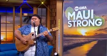 <p>Using his beautiful voice and immense musical talent, Iam Tongi is trying to help those impacted by the devastating wildfires in Hawaii.</p>

<p>Wildfires have been ravaging the state of Hawaii. More specifically, the fires have devastated the island of Maui, killing more than 100 people and causing billions of dollars in damage, according to the <a href="https://www.scientificamerican.com/article/wildfires-are-becoming-increasingly-devastating-in-hawaii/">Scientific American</a>. There&rsquo;s no doubt that those people who have been affected by those fires need plenty of prayer and financial donations to help them survive this tragedy.</p>

<p>One person, recent American Idol winner Iam Tongi, is doing his part to help raise awareness and money to help the people of his home state. In a <a href="https://www.youtube.com/watch?v=abDi1VGPowc">clip posted on YouTube</a>, Iam appeared on Good Morning America and performed his tune &ldquo;Starting All Over Again.&rdquo;</p>

<p>As he did throughout the most recent season of American Idol, Iam&rsquo;s soulful and melodic voice told a story. The story he told was one with a positive and uplifting message, pushing people to keep going and not give up hope.&nbsp;</p>

<p>&ldquo;Starting all over again is going to be tough<br />
For us, but we&rsquo;re gonna make it<br />
Starting all over again is going to be rough<br />
On us, but we gotta face it&rdquo;</p>

<p>Later in the clip, Iam sings that he understands that rebuilding and starting all over again will be hard but he is praying to the Lord above for His help and guidance.</p>

<p>Before his performance on the morning show, Iam told Michael Strahan what people could do to help the residents of Hawaii. He told people to research and donate to those trustworthy organizations working to assist those in need.&nbsp;</p>

<p>The young man also asked people to reach out to the Lord on behalf of the people of Hawaii. He told viewers to &ldquo;say prayers for Maui.&rdquo;</p>

<p><em><a href="https://www.godtube.com/bible/psalms/28-7">Psalm 28:7</a> &ldquo;The Lord is my strength and my shield; my heart trusted in him, and I am helped: therefore my heart greatly rejoices; and with my song will I praise him.&rdquo;</em></p>
