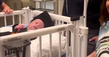 <p>Medical professionals held a graduation ceremony for an infant who spent more than 100 days in a hospital&#39;s Neonatal Intensive Care Unit (NICU).</p>

<p>Doctors, nurses and most people who work in the medical field are wonderful and caring people. They often work closely with families during some of the most difficult moments of their lives. But they are also there to celebrate the biggest, most emotional and most memorable times.</p>

<p><a href="https://www.youtube.com/watch?v=duh3Hk7zwOM">A video posted on YouTube</a> captured a special ceremony of a child leaving a hospital&rsquo;s NICU. The child was even fitted with a cap and gown as the precious infant was &ldquo;graduating,&rdquo; leaving the unit after 104 days. The child was born early at 26 weeks and weighed only 2 pounds 3 ounces.&nbsp;</p>

<p>The short video begins as the child, in a crib, is wheeled out into the hallway filled with smiling and emotional hospital personnel. As the crib reaches the middle of the room, a woman wearing a full cap and gown recalls the terrifying early moments of baby Lincoln&rsquo;s life.</p>

<p>&ldquo;When he was born, Lincoln was the sickest baby in our unit,&rdquo; the woman states. &ldquo;The first 24 hours were very tenuous. And I remember those first 24 hours very vividly as myself and the attending worked around the clock to try to stabilize him.&rdquo;</p>

<p>Despite those scary first early moments of baby Lincoln&rsquo;s life, the little guy is now leaving the NICU weighing nine pounds.</p>

<p>Praise God!</p>

<p>The woman in the video described how babies born early are some of the toughest members of society.</p>

<p>&ldquo;NICU babies are true survivors,&rdquo; she says. &ldquo;They show us the power of faith and the fight of the human spirit. They are the embodiment of perseverance.&rdquo;</p>

<p>This is one of the happiest, most moving and most powerful graduation ceremonies that you&rsquo;ll ever witness.&nbsp;</p>

<p><em><a href="https://www.godtube.com/bible/jeremiah/1-5">Jeremiah 1:5</a> &ldquo;Before you were formed in the body of your mother, I had knowledge of you, and before your birth, I made you holy: I have given you the work of being a prophet to the nations.&rdquo;</em></p>
