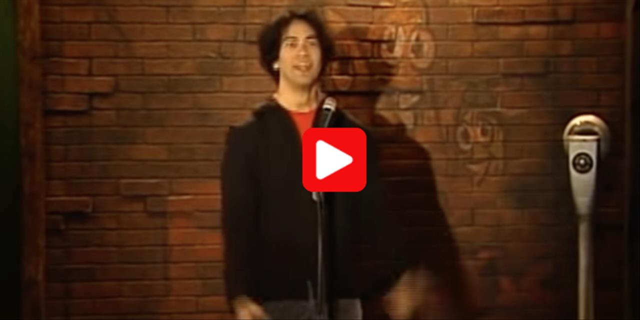 <p>comedian joby saad The Village Idiot, charges the stage and has fun with his audience,</p>
