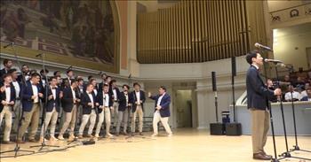 <p>Enjoy this all-male choir as they perform a cappella rendition of &lsquo;Unchained Melody.&rsquo; I believe the Righteous Brothers would give the Virginia Gentleman a standing ovation for their performance of this beloved, classic love song.&nbsp;</p>

<p>I truly love hearing &lsquo;Unchained Melody.&rsquo; It&rsquo;s one of those songs that remind us of what true, innocent, steadfast love is. It reminds you of what it&rsquo;s like to feel love, and you can&rsquo;t help but sigh and thank God for the love you have in your life. It makes me truly grateful for my marriage and the love my spouse pours into our relationship.&nbsp;</p>

<p>I have a feeling movies like Pitch Perfect were inspired by real-life groups like the Virgina Gentleman. They have been around since 1953 and were formed by the famous director of the Virginia Glee Club, Donald MacInnis. He laid the foundation for the A Capella club after it became an instant hit with the student body.&nbsp;</p>

<p>More than 60 years later, the A Cappella club is a beloved group of the college and has fans around the world. Today, the A Capella club not only performs oldies like &lsquo;Unchained Melody,&rsquo; they also sing pop and contemporary music too. What I love the most about this group is how much fun their having. The joy of the music is visible on their faces as they smile, dance, and sing right along to the rhythm of the song.&nbsp;</p>

<p>There won&rsquo;t be any questions when this video goes viral. It&rsquo;s already had 1,000 views and over 28,000 subscribers waiting to listen to this beautiful song. Go ahead, push play, and wait to be inspired! Grab your spouse by hand and dance around the kitchen. What an incredible gift this group has.</p>

<p><em>&ldquo;A new commandment I give to you, That you love one another; as I have loved you, that you also love one another,&rdquo; <a href="https://www.godtube.com/bible/john/13-34">John 13:34</a>.&nbsp;</em></p>
