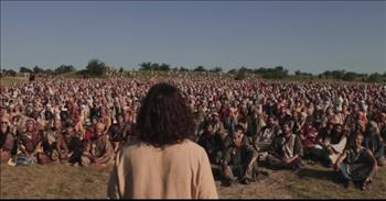 <p>A scene, which included thousands of extras, from the wildly popular television series The Chosen shows Jesus performing one of his many miracles, feeding the 5,000.</p>

<p>During Jesus Christ&rsquo;s time on earth, the New Testament mentions that He traveled all over teaching, and preaching to the masses. Nearly everywhere He went, people followed in large, massive numbers. Most wanted to hear and learn from Him. Others desired a miracle, hoping to receive His healing touch for themselves or a loved one.&nbsp;</p>

<p>One of those miracles included in the second half of the Bible is Jesus feeding the thousands of people who wanted to hear and learn from Him. After much worry and anxiety, the disciples learned that all they had was five loaves of bread and two fish &ndash; not nearly enough to feed a crowd of thousands. But as anyone knows, little is much when God is in it.&nbsp;</p>

<p>The <a href="https://www.youtube.com/watch?v=gxT8N0uJJs8">clip posted on YouTube</a> mentions that there are actually 5,000 humans in the scene. No computer graphics or camera tricks were used in the scene to fool the viewer. The video&rsquo;s description adds that 10,000 people came out to help film the scene depicting Jesus&rsquo; miracle.&nbsp;</p>

<p>The way in which the scene is shot helps to highlight the large crowd. Several times, the camera captures wide, expansive shots of the group sitting on the ground eagerly and attentively listening to Jesus Christ.&nbsp;</p>

<p>As the scene progresses, Jesus and his disciples confer on what to do and how they must feed the people. Everyone understands they need food, but not enough food is available.&nbsp;</p>

<p>But knowing that all they have is bread and fish, Jesus takes it and blesses the food, saying a prayer. The baskets are nearly overflowing only seconds later, filled to the brim with bread and fish. The disciples are astonished as they share baffled looks with one another.&nbsp;</p>

<p><em><a href="https://www.godtube.com/bible/john/6-35">John 6:35</a> &ldquo;And This was the answer of Jesus: &lsquo;I am the bread of life. He who comes to me will never be in need of food, and he who has faith in me will never be in need of drink.&rsquo;&rdquo;</em></p>
