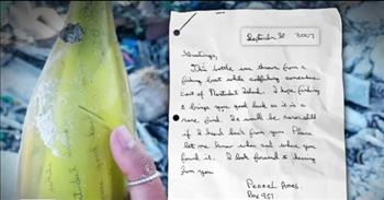 <p>A young woman made a startling and interesting discovery while on a beach in Turks and Caicos, and then she sought out the individual who penned the nearly 20-year-old message in the recovered bottle.&nbsp;</p>

<p>Everyone has been given free will and the ability to make decisions that ultimately set the course for their life. However, sometimes situations are out of our control. Life can often be a string of unanticipated sequences, leading someone to people and places that they&rsquo;d had never imagined in their wildest dreams. At that time, it&rsquo;s more about how we react.</p>

<p>Cassidy Beach, 21, found herself living out the title of a song by The Police when she came across a message in a bottle, according to a <a href="https://www.youtube.com/watch?v=HBHKz0xNXP8">video posted on YouTube</a>. Cassidy said a wave of excitement and anticipation came over her after finding the glass container because, before even opening it, she could see the date on the message. The letter was dated September 30, 2004.</p>

<p>The letter states the bottle was thrown in the water while fishing east of Nantucket Island in Massachusetts. It also instructs the person who happened to find the bottle to reach out to him, letting him know where the discovery was made.&nbsp;</p>

<p>Cassidy then tracked down the man, Pennel Ames, who had tossed not just that bottle but more than 500 others into the ocean. As the video shows, Pennel has tracked the bottles&rsquo; journey, which has taken them past several European countries, including France, Spain and Portugal.&nbsp;</p>

<p>Eventually, though, the bottles make the long trek back across the Atlantic Ocean, where they have landed in places like Bermuda, Cuba and Belize.</p>

<p>The video ends by stating that 21-year-old Cassidy was not the first individual to answer Pennel&rsquo;s message in a glass bottle. Nearly 80 people have found them and reached out to him over the years.&nbsp;</p>

<p><em><a href="https://www.godtube.com/bible/proverbs/16-9">Proverbs 16:9</a> &ldquo;A man may make designs for his way, but the Lord is. The guide of his steps.&rdquo;</em></p>
