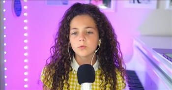 <p>Check out this precious 10-year-old as she belts out &ldquo;<a href="https://genius.com/Andra-day-rise-up-lyrics">Rise Up</a>&rdquo; by Andra Day. She is a wonder!&nbsp;</p>

<p>Meet Sophie Fatu! She&rsquo;s a beauty with green eyes and dark curls, looking incredibly natural and relaxed as she sits and sings with her earpieces in place and the microphone at the ready. And, even though she is only 10, she&rsquo;s been performing for a long time.&nbsp;</p>

<p>Sophie&rsquo;s mother, <a href="https://www.famousbirthdays.com/people/sophie-fatu.html">Victoria Fatu</a>, is an award-winning concert pianist and singer. On a related note, do you even realize, prior to the camera panning down at 25 seconds, that <a href="https://www.sophiefatumusic.com/">Miss Sophie</a> is playing the piano as she sings? It&rsquo;s hard to imagine her doing anything other than creating her beautiful vocals, but she appears to be playing the piano, too!&nbsp;&nbsp;</p>

<p>Actually, it&rsquo;s a bit of video trickery. Sophie does play the piano for this song, but when we see her up close, the piano is sitting perpendicular to her, and when we see her playing from the side, there is no mic. In any case, this girl is multi-talented. In addition to being a singer and pianist like her mother, Sophie is an actor and model.&nbsp;&nbsp;</p>

<p>With Frank Sinatra as a favorite, Sophie started her musical journey while still a preschooler. In the last several years, she has appeared in numerous television talent and talk shows, as well as the <a href="https://talentrecap.com/sophie-fatu-continues-to-shine-years-after-viral-americas-got-talent-audition/#">sitcom <em>Will &amp; Grace</em> in 2020</a>. In 2022, she made her big screen debut in the movie <a href="https://www.imdb.com/name/nm9717734/bio/?ref_=nm_ov_bio_sm"><em>Last Looks</em></a> with Charlie Hunnam and Mel Gibson. And she&rsquo;s modeled for brands like Kardashian Kids, among others.&nbsp;</p>

<p>With an abundance of talents and gifts, Sophie is sure to go far. But, it&rsquo;s how she hits the high notes starting at 2:10 and manages the low ones between 2:35 and 2:45, and powerfully renders the lines &ldquo;we will rise&rdquo; three times immediately after&mdash;those moments demonstrate this little lady&rsquo;s true star potential!&nbsp;</p>

<p>Dressed in a yellow and white checked dress with flowers across the yellow waistband, Sophie looks like the young girl she is even though her voice doesn&rsquo;t seem to match. In the final seconds of the video, we see the two together. Sophie lands the final hum-note, looks up, smiles, and blows us all a sweet kiss with her child&rsquo;s hand!</p>

<p>Sophie, like her beautiful voice, is precious! And, undoubtedly, she&rsquo;s going nowhere but up!</p>

<p><em>&ldquo;for God&rsquo;s gifts and his call are irrevocable.&rdquo; <a href="https://www.godtube.com/bible/romans/11-29">Romans 11:29</a></em></p>
