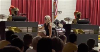 <p>One student performed a popular song from the recent Super Mario Bros. Movie during his school&rsquo;s talent show, sending the crowd of young onlookers into a frenzy.&nbsp;</p>

<p>Each year and every year, Hollywood produces dozens of films directed at children, hoping to capture their attention and their parent&rsquo;s money. Most of them are monetary disasters at the box office, failing to garner much interest from the youngsters. However, a select few movies every year do manage to catch a child&rsquo;s attention and become massively profitable.&nbsp;</p>

<p>One of those films that succeeded in entertaining the little ones and getting plenty of money from the parents was &ldquo;The Super Mario Bros. Movie.&rdquo; The film, based on the beloved Super Mario Bros. video games, grossed more than $1.3 billion worldwide, <a href="https://www.imdb.com/title/tt6718170/?ref_=nv_sr_srsg_0_tt_8_nm_0_q_Super%2520Mario">according to IMDB</a>.&nbsp;</p>

<p>In a <a href="https://www.tiktok.com/@letsgocairo/video/7236375886591692074?embed_source=121355058%2C121351166%2C121331973%2C120811592%2C120810756%3Bnull%3Bembed_blank&amp;refer=embed&amp;referer_url=iframe.nbcnews.com%2FE0iyQxE%3F_showcaption%3Dtrue%26app%3D1&amp;referer_video_id=7236375886591692074">clip posted on TikTok</a>, a 7-year-old, dressed as Bowser (the film&rsquo;s villain), sits at the piano and sings &ldquo;Peaches.&rdquo; That specific song was originally performed in the film by Bowser. All the children in the audience, fully aware of the tune and the movie, helped the young man out and sang with him.</p>

<p>The children sitting and taking in the performance even added a bit of choreography to their singing. Most of them even put their hands in the air around the same time, moving them around in a similar fashion. Their instant reaction to the young man&rsquo;s performance is stunning and mesmerizing.</p>

<p><a href="https://www.today.com/parents/parents/1st-grader-viral-singing-peaches-talent-show-rcna89045?fbclid=IwAR37KwLyY0csXO2RpKkl5VCp8e0EGT4dXniTEKuERdkGs64rjjz4lLuXPZY">Today reports</a> that the young man playing the piano and singing the song from the hit film did so for his little brother with autism. The 7-year-old&rsquo;s little brother has issues communicating.&nbsp;</p>

<p>One day, the child with autism spontaneously began singing the Peaches song, surprising his mother and siblings. Moved by his little brother&rsquo;s unexpected performance, the 7-year-old in the clip told his family he would do the song at the upcoming talent show for his young sibling.</p>

<p><em><a href="https://www.godtube.com/bible/ephesians/5-19">Ephesians 5:19</a> &ldquo;Speaking to yourselves in psalms and hymns and spiritual songs, singing and making melody in your heart to the Lord;&rdquo;</em></p>
