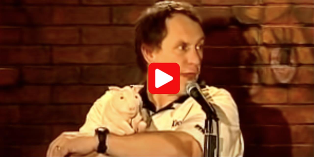 <p>Star Search winner Taylor Mason performas a hilarious act with his cute little puppet Paquito</p>
