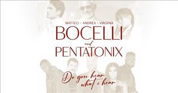 <p>Some of the most talented entertainers in the world of music today &ndash; Andrea Bocelli and Pentatonix &ndash; combined their voices for a splendid and magical recording of a Christmas classic, &ldquo;Do You Hear What I Hear?&rdquo;</p>

<p>God sending His one and only Son to Earth was a highly-anticipated, world-changing event. Jesus Christ&rsquo;s arrival was even mentioned in the Old Testament books Isaiah and Micah. The moment when that precious baby boy was born in that lowly, humble stable changed everything for all people. That child brought hope for a lost, broken and hurting world.&nbsp;</p>

<p>In a <a href="https://www.youtube.com/watch?v=mIsvwAK2NKE">clip posted on YouTube</a>, Andrea Bocelli and Pentatonix sing about the moments following the birth of Jesus Christ and bringing the child gifts fit for a King. But Andrea and the Grammy Award-winning a cappella group aren&rsquo;t the only voices heard on this updated version of &ldquo;Do You Hear What I Hear?&rdquo;</p>

<p>&ldquo;A Child, a Child shivers in the night<br />
Let us bring Him silver and gold<br />
Let us bring Him silver and gold&rdquo;</p>

<p>The cover is a family project of sorts. Matteo and Virginia Bocelli join their father and Pentatonix on the song about delivering silver and gold to the King of kings and the Lord of Lords. Matteo and Virginia are evidence that Andrea&rsquo;s immeasurable talent and gift for sound did not stop with him.</p>

<p>There are hundreds of versions and covers of nearly every Christmas song. Likely, if a singer or musician has any amount of fame and notoriety, they have recorded several Christmas covers. However, this collaboration of the Bocellis and Pentatonix stands out among a very crowded field. It&rsquo;s easily one of the best and most inventive versions of &ldquo;Do You Hear What I Hear?&rdquo;</p>

<p>Each performer brings their unique, distinct sound and talents, creating a most enjoyable and pleasant listening experience. It&rsquo;s a version that you&rsquo;ll find yourself going back to repeatedly.&nbsp;</p>

<p><em><a href="https://www.godtube.com/bible/isaiah/9-6">Isaiah 9:6</a> &ldquo;For unto us a child is born, unto us a son is given; and the government shall be upon his shoulder: and his name shall be called Wonderful, Counsellor, Mighty God, Everlasting Father, Prince of Peace.&rdquo;</em></p>
