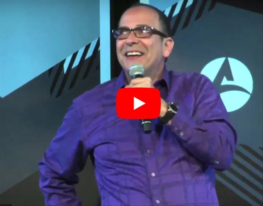 <p>Comedian Nazareth at the Dream Center - Angelus Temple Church sharing how God answered his prayer of finding a wife.</p>
