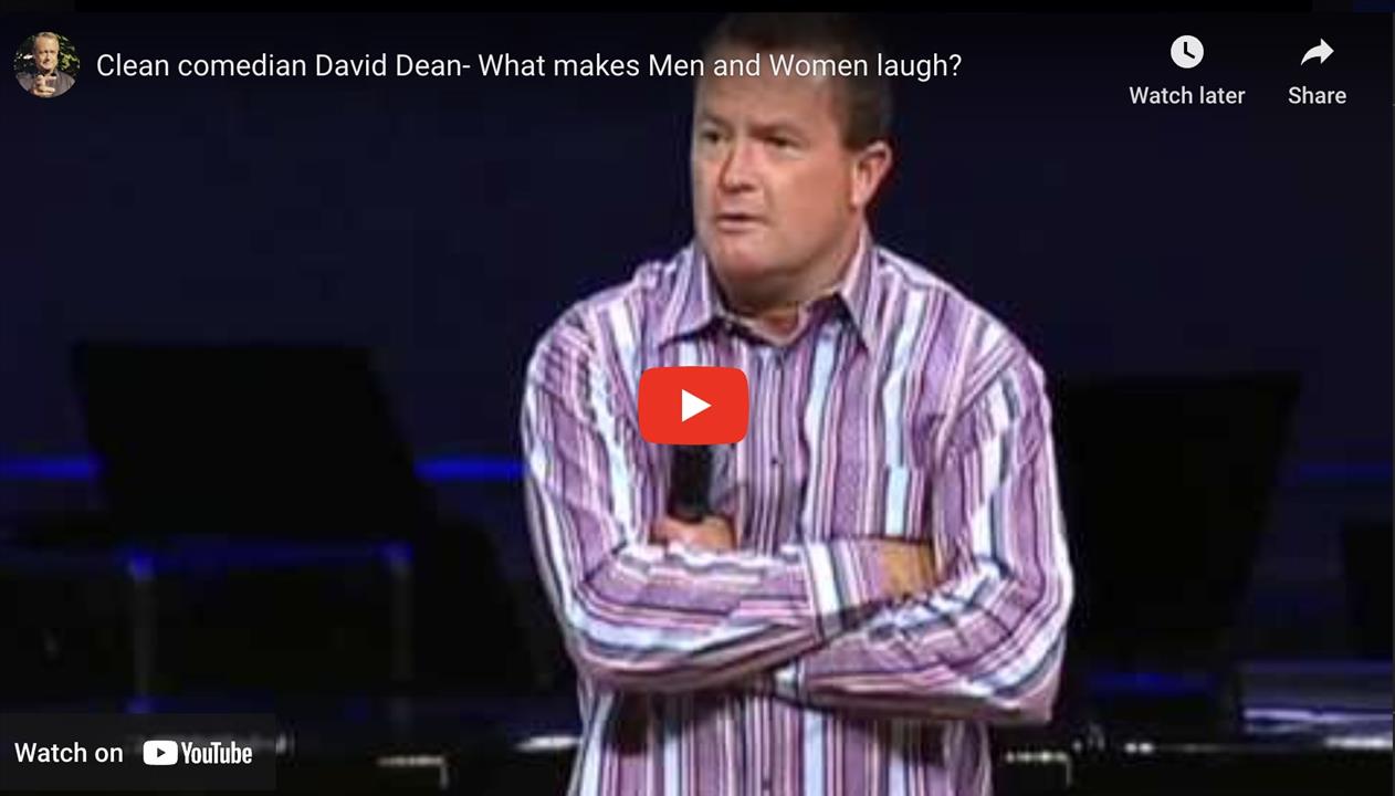 <p>Clean comedian David Dean.</p>
