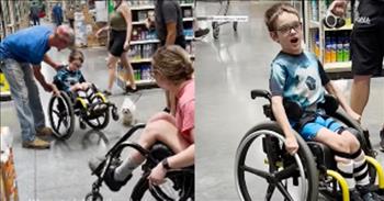 <p>A young woman&rsquo;s simple act of kindness and love toward a little boy in a wheelchair resulted in a friendship and changed that child&rsquo;s life and outlook.</p>

<p>Life can deal some crushing blows and devastating circumstances. It&rsquo;s not always a fair experience. In fact, life seemingly gives some people more than their fair share of hardships and trials. But our attitude during and following those trying situations can have a massive impact on others.</p>

<p>In a <a href="https://www.youtube.com/watch?v=znl_-I6BWRY">clip posted on YouTube</a>, a woman, Hannah Hutzley, who suffered a catastrophic injury that landed her in a wheelchair, forged a relationship with a child also in a wheelchair. They were able to bond and connect over wheelies in a hardware store.</p>

<p>&ldquo;Just this little faint whisper of a &lsquo;Hi,&rsquo;&rdquo; Hannah said. &ldquo;So, I look over, and there&rsquo;s just this sweet little kid, with these little curious eyes, and I was, like, &lsquo;Oh, hi.&rsquo; And this is the first time I&rsquo;ve ever seen a kid in a wheelchair in person. He, like, whispers again to me, &lsquo;Do you know how to do wheelies?&rsquo;&rdquo;</p>

<p>Hannah answered the young man, mentioning she knew how to do them. She then began popping wheelies in the middle of the hardware store, much to the sweet young man&rsquo;s delight.</p>

<p>After the wheelies in the hardware store, Hannah and the young man have gotten ice cream several times. They even have wheelchair races and play &ldquo;choo-choo train.&rdquo;</p>

<p>The young man&rsquo;s dad mentioned that Hannah and her kindness have had a massive impact on the young man. He wants to help around the house and wants to go out and experience life, refusing to let his wheelchair stop him. His father said that his son wants to be just like Hannah.</p>

<p>Later in the interview, Hannah mentioned how the young man has impacted her and changed her perspective on life.&nbsp;</p>

<p>&ldquo;It&rsquo;s, like, you have this really awful terrible thing happen to you, but then you see it in the eyes of a kid. And they just, they don&rsquo;t see it that way. They just see it as, &lsquo;Oh, cool. You have a wheelchair, you know, you&rsquo;re like a car. You&rsquo;re like this toy.&rsquo;&rdquo;</p>

<p><em><a href="https://www.godtube.com/bible/ephesians/4-32">Ephesians 4:32</a> &ldquo;And be kind to one another, full of pity, having forgiveness for one another, even as God in Christ had forgiveness for you.&rdquo;</em></p>
