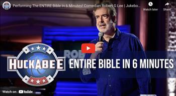 Performing The ENTIRE Bible In 6 Minutes! Comedian Robert G Lee 