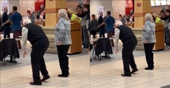 <p>An elderly couple was having a fantastic time together while they showed off their fancy footwork in a shopping mall&rsquo;s food court.</p>

<p>Dance is an art form that often requires years of blood, sweat and tears to perfect. But even for those who aren&rsquo;t aspiring to be professional dancers, moving and grooving to music can still be an excellent form of exercise and a terrific way to stay active. It&rsquo;s also a great way to express joy and happiness.&nbsp;</p>

<p>As <a href="https://www.tiktok.com/@travisscottearley/video/7305245529229905195?embed_source=121374463%2C121351166%2C71788788%2C121331973%2C120811592%2C120810756%3Bnull%3Bembed_card_play&amp;refer=embed&amp;referer_url=www.sunnyskyz.com%2Fhappy-videos%2F12941%2FElderly-Couple-Living-Their-Best-Life-Dancing-In-The-Mall-Food-Court&amp;referer_video_id=7305245529229905195">one video posted on TikTok</a> shows, dancing is also a great way to bond and spend quality time with a spouse. In the video, which is just under a minute long, Nick and Emma, who have been together for more than 50 years, strut their stuff,<a href="https://www.sunnyskyz.com/happy-videos/12941/Elderly-Couple-Living-Their-Best-Life-Dancing-In-The-Mall-Food-Court"> according to Sunny Skyz</a>.</p>

<p>The couple dance in perfect synchronization, never missing a step, as Paul Russell&rsquo;s &ldquo;Lil Boo Thang&rdquo; plays. The couple who are the only people on the dance floor have some serious skills!</p>

<p>The darling couple even changes things up and throws in a few small jumps and hops in their routine.&nbsp;</p>

<p>They both dance as if no one is watching!&nbsp;</p>

<p>In addition to being blessed with some suave moves, the couple appears to be having the time of their lives. Both have massive smiles on their faces.&nbsp;</p>

<p>Instead of joining the happy couple on the dance floor, a handful of people sit and take in the cute sight.&nbsp;</p>

<p>However, near the end of the video, one man musters up enough courage and joins the man and the woman. He also has some skills on the dance floor. He&rsquo;s able to keep up with them, but he keeps his eyes glued on Nick so he knows what to do and how to move next.&nbsp;</p>

<p>The next time the music hits you, get up and dance, you may surprise yourself with your moves!</p>

<p><em><a href="https://www.godtube.com/bible/psalms/30-11">Psalm 30:11</a> &ldquo;You have turned for me my mourning into dancing: you have put off my sackcloth, and girded me with gladness.&rdquo;</em></p>
