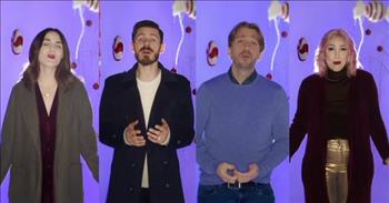 <p>Most will have a hard time recalling any version other than Gene Wilder&rsquo;s in the 1971 movie <em>Willy Wonka &amp; the Chocolate Factory</em>, but The Hound+The Fox, along with their friends, perform &ldquo;Pure Imagination&rdquo; in their own lovely, dreamy way.</p>

<p>&ldquo;<a href="https://en.wikipedia.org/wiki/Pure_Imagination">Pure Imagination</a>&rdquo; was written by Leslie Bricusse and Anthony Newly for the soundtrack of the original <em>Willy Wonka &amp; the Chocolate Factory</em>, which was based on Roald Dahl&rsquo;s 1964 novel <a href="https://en.wikipedia.org/wiki/Charlie_and_the_Chocolate_Factory"><em>Charlie and the Chocolate Factory</em></a>. And, to confuse matters, <em>Charlie and the Chocolate Factory</em> is the 2005 reboot film based on the same book and starring Johnny Depp; however, the song was never sung in Johnny&rsquo;s movie.&nbsp;&nbsp;&nbsp;</p>

<p>In this stunning rendering of the song, <a href="https://www.houndfoxmusic.com/">The Hound+The Fox</a> invites their fellow Oregonians and good friends to join them.&nbsp;</p>

<p>The Hound+The Fox are husband and wife, <a href="https://store.peterhollens.com/blogs/news/songs-of-folk-by-the-hound-the-fox">Reilly and McKenzie Zamber</a>. The crazy talented couple began making videos about ten years ago, and they have performed with and/or produced videos for a variety of talented artists, including Pentatonix, Home Free, Tim Foust, and others.</p>

<p>In this video, they are joined by <a href="https://en.wikipedia.org/wiki/Peter_Hollens">Peter and Evynne Hollens</a>. The Hollens&rsquo; have plenty of musical irons in the fire as well, and if you aren&rsquo;t certain and want to know exactly who is who, Peter and Evynne appear in the video side-by-side at 1:10.&nbsp;&nbsp;&nbsp;&nbsp;</p>

<p>Listen to their exquisite voices&mdash;sweet, but without any tooth decay! McKenzie sings solo first, standing against a candied Christmas backdrop. Her voice is pure and perfect, and she is beautiful. In fact, all four of the singers are quite attractive, and the close-up shots make it hard not to notice that the ladies have deep, dark brown eyes; their husband's eyes are kind and blue-green in color.&nbsp;&nbsp;</p>

<p>Their performance is calming and ethereal, and the video matches that mood wonderfully. And, while the original version was in a movie for kids, their rendering is on a full-length album primarily for babies; it&rsquo;s entitled <em>Star Songs: Lullabies for the Whole Family</em>.</p>

<p>If this song takes you back to the 1971 classic movie, you&rsquo;re in luck. Timoth&eacute;e Chalamet stars as Willy Wonka in the upcoming movie <em><a href="https://screenrant.com/wonka-movie-gene-wilder-johnny-depp-difference-timothe-chalamet-response/">Wonka</a></em>, scheduled for release on December 15.&nbsp;</p>

<p>If you want a real gift for Christmas, check out another The Hound+The Fox performance as they sing <em>Mary, Did You Know</em> in this <a href="https://www.godtube.com/watch/?v=YYGY7LNX">stirring video</a>.&nbsp;&nbsp;</p>

<p><em>&ldquo;And so, my children, listen to me, for all who follow my ways are joyful. <a href="https://www.godtube.com/bible/proverbs/8-32">Proverbs 8:32</a></em></p>
