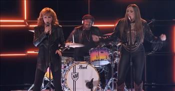 <p>The Queen of Country Music, Reba McEntire, and Jacquie Roar turned in a stunning and awe-inspiring duet to Wynonna Judd&rsquo;s hit &ldquo;No One Else on Earth.&rdquo;</p>

<p>Some songs are so catchy, upbeat and fun that they transcend genres. Those tunes are able to crossover and find an audience with people who don&rsquo;t typically enjoy country, rock, pop or some other genre. When people who aren&rsquo;t country fans are humming and singing a country track, that&rsquo;s when you know a song is a hit.</p>

<p>In a <a href="https://www.youtube.com/watch?v=xME7vtSGVCE">video posted on YouTube</a>, Reba and Jacquie take The Voice stage and perform a track that fits perfectly in that exclusive category: &ldquo;No One Else on Earth.&rdquo;&nbsp;</p>

<p>&ldquo;No one else on Earth<br />
Could ever hurt me<br />
Break my heart the way you do<br />
No one else on Earth&rdquo;</p>

<p>The two gifted musicians&rsquo; duet is incredible, with their voices complementing one another perfectly. No one appears to be trying to outshine or outdo the other. Instead, they both seem more interested in delivering the best performance possible. And they appear to have reached their goal.</p>

<p>From the opening moments of the performance, the studio audience is on their feet, cheering and applauding. Reba&rsquo;s fellow The Voice coach, John Legend, is spotted with a huge smile as he moves ever so slightly to the beat.&nbsp;</p>

<p>You&rsquo;ll likely find yourself watching this stunning duet multiple times. Soon enough, you may even sing and move a toe or two to the infectious beat.&nbsp;</p>

<p>The song&rsquo;s lyrics that detail someone dealing with a breakup and a broken heart aren&rsquo;t the happiest in the world. But the exquisite vocal performances and the upbeat, fast-paced melody make for a most enjoyable listening experience.&nbsp;</p>

<p>The only way to have made this performance any better would have been if Wynonna had walked out on stage and joined them at some point. That would have sent the studio audience, the judges and those watching at home wild.</p>

<p><em><a href="https://www.godtube.com/bible/ephesians/5-19">Ephesians 5:19</a> &ldquo;Speaking to yourselves in psalms and hymns and spiritual songs, singing and making melody in your heart to the Lord;&rdquo;</em></p>
