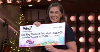 <p>A generous and loving Indiana high school teacher was overcome with emotion when she was surprised by her former students during an appearance on The Kelly Clarkson Show.</p>

<p>The world is full of hurting and struggling people. They are trying to get through and survive by any means available. Individuals are dealing with overwhelming situations and shouldering massive burdens, including young children.&nbsp;</p>

<p>One woman, a teacher at Carmel High School in central Indiana, has worked to provide healing and comfort to sick children. During her teaching career, Sarah has helped to raise more than $6 million for Riley Children&rsquo;s Hospital at IU Health. The hospital specializes in providing care to youngsters.&nbsp;</p>

<p>In a <a href="https://www.youtube.com/watch?v=xZNENT3PQu4">clip posted on YouTube</a>, Sarah talks about the origins of the annual dance marathon, which raises funds for the children&rsquo;s hospital. She also told Kelly about the many other ways throughout the year students raise money to help sick children.&nbsp;</p>

<p>But throughout the interview, Sarah refuses to take much or really any credit. She constantly puts the spotlight on the students, saying none of it would have been possible without them and their dedication.&nbsp;</p>

<p>Sarah states that she initially went into teaching to make a difference in the lives of others. She adds that she has been able to do that through the annual dance marathon.&nbsp;</p>

<p>Near the end of the clip, around the 5:20-minute mark, Kelly surprises Sarah with a video of students from all over the country who had been involved with the fundraising efforts.&nbsp;</p>

<p>They all thank her for her many generous and loving efforts, praising her for her &ldquo;mission-driven fundraising&rdquo; and &ldquo;pouring her entire heart, soul and life&rdquo; into her students.</p>

<p>The Indiana teacher is brought to tears. She brushes her eyes several times as her past students shower her with kind words and praise.&nbsp;</p>

<p>At the end of the clip, the teacher is given a $25,000 check for Riley Children&rsquo;s Hospital at IU Health.</p>

<p><em><a href="https://www.godtube.com/bible/luke/6-38">Luke 6:38</a> &ldquo;Give, and it will be given to you; good measure, crushed down, full and running over, they will give to you. For in the same measure as you give, it will be given to you again.&rdquo;</em></p>
