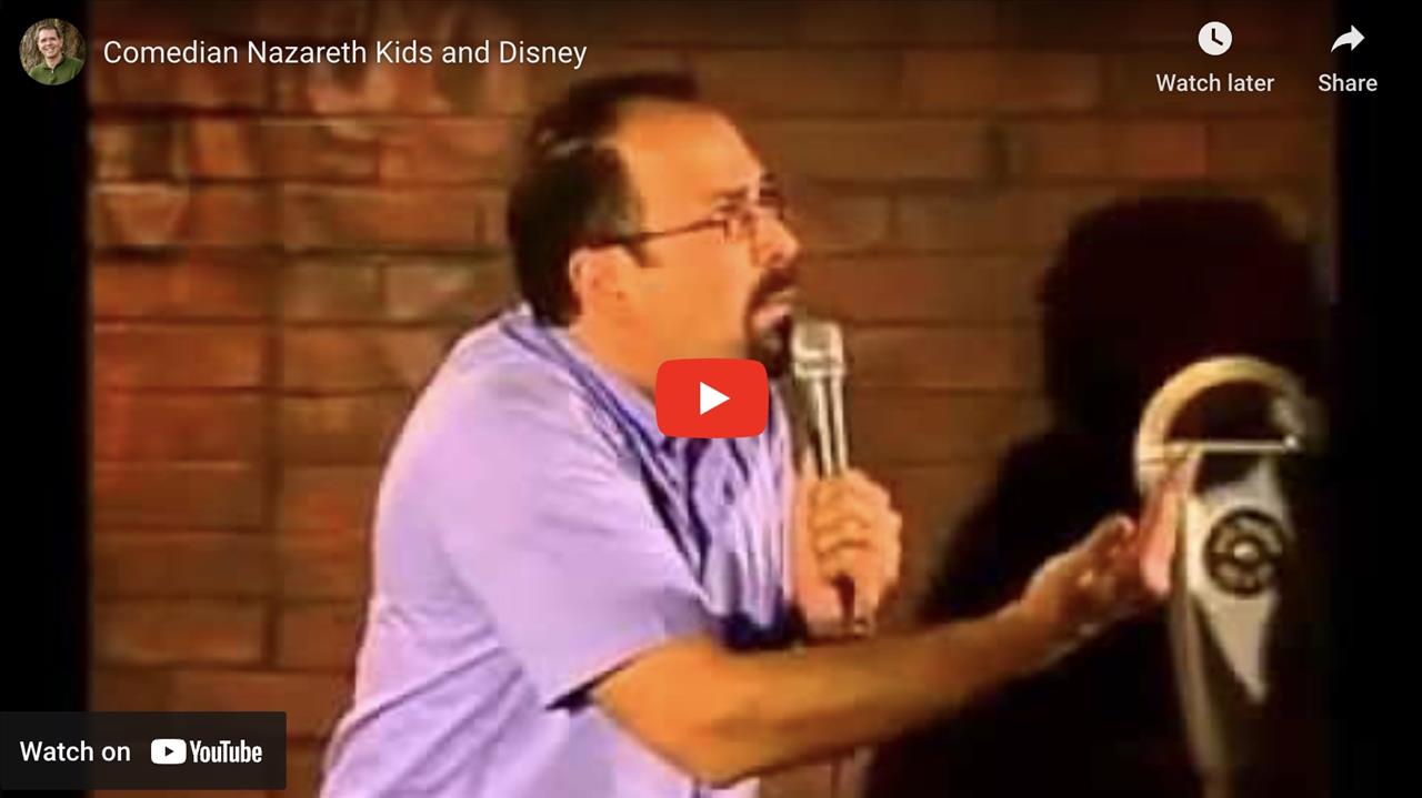<p>Comedian Nazareth on Kids and Disney</p>

