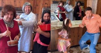 <p>One talented father and daughter duo showed off their impressive moves and 70s-style clothing while mouthing the lyrics and dancing to a hit by Earth, Wind &amp; Fire in a hilarious clip.</p>

<p>Sadly, social media is often a place perpetually full of hate, profanity and falsehoods. Most people would likely agree that social media platforms like Facebook, Twitter, Instagram and TikTok have made people meaner and angrier. However, despite the negativity that litters social media, it&rsquo;s still possible to find good, clean and even hilarious videos and moments.</p>

<p>Ben and Zara, a father-daughter duo, are two people who are helping to make those social media platforms a little less negative and hateful. In a <a href="https://www.instagram.com/reel/C1_oPZKv58N/?igsh=MzRlODBiNWFlZA%3D%3D">clip posted on Instagram</a>, Ben and Zara joined forces with Sooshi Mango &ndash; a comedic trio &ndash; for a video.</p>

<p>The short video starts with Ben and Zara in a car, staring into the vehicle&rsquo;s rearview mirror. Seconds into the video,&nbsp; &ldquo;Boogie Wonderland&rdquo; by Earth, Wind &amp; Fire starts playing, and Zara begins mouthing the words. Moments later, Zara is joined by her father.&nbsp;</p>

<p>The video then cuts to an odd and unexpected location &ndash; a kitchen. In the room, with the memorable song still playing, the guys from Sooshi Mango, while wearing dresses, wigs and even pearls, stir pots in a rhythmic motion as they sing and dance along to the tune.</p>

<p>Ben and Zara appear back on screen, hopping around, dancing and mouthing the catchy lyrics from the 1970s.</p>

<p>Ben, keeping up with the time era in which the song was released, dons a brightly-colored orange shirt, bell-bottom pants and even platform shoes.&nbsp;</p>

<p>It&rsquo;s a video full of fun, a terrific, memorable tune and some questionable fashion choices. Your mood will instantly improve after viewing this short clip. You can never go wrong when listening to Earth, Wind &amp; Fire!</p>

<p><em><a href="https://www.godtube.com/bible/colossians/3-16">Colossians 3:16</a> &ldquo;Let the word of Christ dwell in you richly in all wisdom; teaching and admonishing one another in psalms and hymns and spiritual songs, singing with grace in your hearts to the Lord.&rdquo;</em></p>
