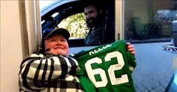 <p>Philadelphia Eagles player Jason Kelce has gotten attention for a move off the field involving a drive-thru and his favorite McDonald&rsquo;s employee.</p>

<p>As the old saying goes, being kind doesn&rsquo;t cost anything. But it can sure make a massive difference. In fact, that simple and unexpected act of kindness and love could brighten up someone&rsquo;s entire day and possibly change their life. Every day, whether we realize it or not, we are given opportunities to show others kindness and love, to be the hands and feet of Christ.&nbsp;</p>

<p>In a <a href="https://www.youtube.com/watch?v=RhcqqLJMsTU">clip posted on YouTube</a>, a McDonald&rsquo;s employee in Pennsylvania explained how Eagles player Jason Kelce showed her unexpected kindness. Jason, a regular McDonald&rsquo;s customer, posed for a photo with Danielle Bonham and even signed her Eagles jersey. He did all of this while going through the drive-thru.</p>

<p>But this wasn&rsquo;t the first time Danielle had served Jason. She explained that her first encounter with Jason happened in July, during a particularly rough time. Danielle was going through a divorce at that point.</p>

<p>During their first meeting, Danielle told him she was a big fan of his and how glad she was to meet him. He responded by saying how happy he was to meet her and asked her about herself.</p>

<p>&ldquo;He gave me the boost of confidence at that time that I needed,&rdquo; she said. &ldquo;Like right place, right time. I&rsquo;m grateful for him.&rdquo;&nbsp;</p>

<p>After that initial meeting, Danielle has served Jason six more times, which includes the instance in which he signed her jersey, according to the video.</p>

<p>Danielle is a lifelong Jason Kelce fan, and not just for what he&rsquo;s done on the football field.</p>

<p>&ldquo;Anyone that&rsquo;s crossed paths with this man is lucky,&rdquo; she said.&nbsp;</p>

<p>&ldquo;He loves the people,&rdquo; she added. &ldquo;The stuff that he&rsquo;s done for this community and the city of Philadelphia, it&rsquo;s amazing. I wish more people existed in this world like him.&rdquo;</p>

<p><em><a href="https://www.godtube.com/bible/ephesians/4-32">Ephesians 4:32</a> &ldquo;And be kind to one another, full of pity, having forgiveness for one another, even as God in Christ had forgiveness for you.&rdquo;</em></p>
