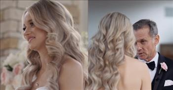 <p>This video is absolutely precious!&nbsp;</p>

<p>A bride is standing in the church, all ready for her big day, and her dad sees her for the first time. He turns around and you can see the love and pride on his face.&nbsp;</p>

<p>He starts by <a href="https://www.instagram.com/reel/C2aj0Q9JPia/?igsh=MzRlODBiNWFlZA%3D%3D">saying</a>, &ldquo;Sweetheart, you are probably the most beautiful bride I have ever seen. I am so proud of you.&rdquo;</p>

<p>He continues to talk about how he needs to be strong that night and how he has some things planned.&nbsp;</p>

<p>However, the most precious thing he says is towards the end of the video when he <a href="https://www.instagram.com/reel/C2aj0Q9JPia/?igsh=MzRlODBiNWFlZA%3D%3D">comments</a>, &ldquo;You&rsquo;re beautiful. But you&rsquo;ll always be my little girl, okay? You&rsquo;ll always be my little girl.&rdquo; He chokes up a little bit as he tries to get his words out.&nbsp;</p>

<p>He then goes on to <a href="https://www.instagram.com/reel/C2aj0Q9JPia/?igsh=MzRlODBiNWFlZA%3D%3D">say</a>, &ldquo;Nothing&rsquo;s going to change. I&rsquo;m going to always say my little girl and they&rsquo;re going to say, how little is she? I&rsquo;m going to say she&rsquo;s 45 years old. You&rsquo;re always going to be my little girl.&rdquo;</p>

<p>The bride then hugs him and <a href="https://www.instagram.com/reel/C2aj0Q9JPia/?igsh=MzRlODBiNWFlZA%3D%3D">says</a>, &ldquo;I love you Dad&rdquo; and the video ends.&nbsp;</p>

<p>There is something so important about a Dad&rsquo;s relationship with his daughter, no matter how old the daughter is.&nbsp;</p>

<p>A wedding is an emotional time for a father and a daughter. Life is changing and she is starting a new season of her life. He is watching his little girl grow up and start her own household. There is so much emotion involved with that.</p>

<p>It is so great to see a Dad loving on his daughter, but also assuring her he will always be there for her, no matter how old she gets. The bride is truly blessed to have a father who loves her so much.&nbsp;</p>

<p><em>&ldquo;Honor your father and your mother: that your days may be long on the land which the LORD your God gives you.&rdquo; - <a href="https://www.godtube.com/bible/exodus/20-12">Exodus 20:12</a></em></p>

