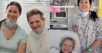 <p>One woman stepped up in a big way, helping her sick mother not once but twice by giving her a kidney and part of her liver.</p>

<p>Unfortunately, bad things do happen in this life. All will experience struggles, heartaches and other painful situations. But as awful as it may be to experience a sickness or a disease firsthand, there is still likely a worse, more gut-wrenching scenario.&nbsp;</p>

<p>No one wants to see a loved one suffer. In that situation, all we want to do is to ease the pain and suffering. Most people would go to incredible lengths to accomplish this, including switching places with them and literally giving a part of ourselves to them. One woman, Eileen Harlin, did just that for her mother.</p>

<p>A <a href="https://www.youtube.com/watch?v=O9eEH7RKd6k">clip posted on YouTube</a> explains that a few years ago Julia Harlin started experiencing liver failure that was caused by nonalcoholic steatohepatitis. Before her diagnosis, Julia went from doctor to doctor, trying to figure out what was wrong. She added that her liver was &ldquo;not processing anything correctly.&rdquo;</p>

<p>Against her mother&rsquo;s wishes, Eileen got tested and found that she was a match for her mother.&nbsp;</p>

<p>&ldquo;It was emotional, for sure, but I was in my head, I was doing it,&rdquo; Eileen said.</p>

<p>The liver transplant was a success. But following the liver transplant, Julia encountered another frightening health scare. She learned that she was in dire need of a kidney.&nbsp;</p>

<p>Again, Eileen underwent testing and learned that she was a kidney match for her mother as well. Eileen went under the knife again to help save her mother&rsquo;s life. The surgery was a success.</p>

<p>&ldquo;I know my mom, and I know how much she wants to live another 20-something years to see all her grandchildren get married and graduate and everything like that,&rdquo; Eileen said. &ldquo;And I know she would do it for me.&rdquo;</p>

<p>What a beautiful example of love and sacrifice!</p>

<p><em><a href="https://www.godtube.com/bible/1-corinthians/16-14">1 Corinthians 16:14</a> &ldquo;Let all you do be done in love.&rdquo;</em></p>
