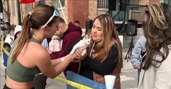 <p>One woman interrupted her run during a marathon to stop and help a cute but frightened member of the furry and four-legged community.</p>

<p>Anyone who has ever run a long-distance race understands the kind of dedication and focus it requires to complete such a run. Runners, especially those training for and running in marathons, refuse to let anything distract them from their goal of finishing the race. They have a single-mindedness, fully focused on crossing the finish line.&nbsp;</p>

<p>Well, one woman, Sarah, a runner in Chicago, was participating in a marathon and was nearing the end of the long-distance run when something out of the ordinary caught her eye. <a href="https://www.youtube.com/watch?v=YOkX3uJs5BE">During an appearance on <em>The Kelly Clarkson Show</em></a>, she explains how and why she stopped to help a cat in need.</p>

<p>&ldquo;I was at mile 20, I&rsquo;m focused on my race, and I remember running into this tunnel,&rdquo; Sarah said. &ldquo;I&rsquo;m like, &lsquo;OK, I have six miles to go. I can get there.&rsquo; And I turn to the left, I see this little fluffy cat in a pile of leaves looking terrified. I remember at that moment; it was a split-second decision, and I scooped this little baby up.&rdquo;</p>

<p>But Sarah went even one step further to help the cat. She walked along the race course, asking spectators who wanted the cat. She found Andrea, one of the spectators along the race path, and took the cat from Sarah.</p>

<p>Andrea said that taking the cat was a split-second decision for her as well. The cat, now known as Casper, has found a loving home with Andrea and her family.</p>

<p>What a loving example of kindness and concern from two women for a member of God&rsquo;s creation. Sarah could have easily passed the cat and kept running. Also, Andrea could have refused to speak up and take in the animal. But neither did, and a cat now has a home because of their acts of kindness.</p>

<p><em><a href="https://www.godtube.com/bible/proverbs/12-10">Proverbs 12:10</a> &ldquo;An upright man has thought for the life of his beast, but the hearts of evildoers are cruel.&rdquo;</em></p>
