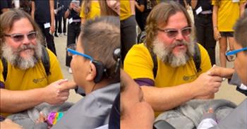 <p>One young man received a sweet, special, one-of-a-kind performance from none other than comedic actor and musician Jack Black.</p>

<p>Hollywood actors and actresses are often thought of as being aloof, cold-hearted and unkind. Some may even think the people on the big screen look down their noses at the individuals who watch them. That may perfectly describe some people who work in the entertainment industry. But that does not describe everyone in Hollywood, not even close.</p>

<p>A <a href="https://www.instagram.com/reel/CjevrVXj8AW/?utm_source=ig_embed&amp;ig_rid=aec08f11-d240-49d4-bdc2-a5bf1a495be8">short clip posted on Instagram</a> shows a sweet interaction between Jack and a young disabled fan of his. The video begins with Jack, sporting a long, scruffy beard, kneeling and introducing himself to the young man in the wheelchair.&nbsp;</p>

<p>&ldquo;Hi, hello there. Hi Abraham, I&rsquo;m Jack. Nice to meet you,&rdquo; Jack says as he reaches out and shakes the young man&rsquo;s hand.</p>

<p>In a quick back and forth with the young man, Jack learns that Abraham&rsquo;s favorite movie is &ldquo;School of Rock.&rdquo;&nbsp;</p>

<p>Jack agrees with the young man, saying, &ldquo;That&rsquo;s my favorite movie, thank you.&rdquo;</p>

<p>The &ldquo;School of Rock&rdquo; star then goes into an inspired and impassioned performance of one of the songs from the hit movie. The whole time he sings to the young man, he sweetly and gently holds the young man&rsquo;s hand.</p>

<p>Near the end of the clip, Abraham even helps Jack out, singing a line of the song from the film.&nbsp;</p>

<p>Jack ends his interaction with Abraham by telling him it was &ldquo;nice to meet you&rdquo; and &ldquo;thank you.&rdquo;</p>

<p>While Jack&rsquo;s sweet interaction with Abraham may have only been a few moments, it will likely be something that Abraham will never forget. What a great example of love and kindness!</p>

<p>Jack is a big star who seems to have an even bigger heart.</p>

<p><em><a href="https://www.godtube.com/bible/ephesians/4-32">Ephesians 4:32 </a>&ldquo;And be kind to one another, full of pity, having forgiveness for one another, even as God in Christ had forgiveness for you.&rdquo;</em></p>
