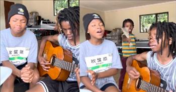 <p>A young woman put her stunning and awe-inspiring voice on display during a dazzling performance of the classic song &ldquo;Beauty and the Beast.&rdquo;</p>

<p>Celine Dion has one of the best, most powerful and most recognizable voices in history. That beautiful and unmistakable voice has earned her worldwide fame and won her five Grammy Awards. She is also one of the best-selling musicians of all time. In her career, which has spanned decades, she has sold more than 200 million records, <a href="https://www.forbes.com/profile/celine-dion/?sh=4192dd4b203f">according to Forbes</a>.</p>

<p>Celine is a world-class, legendary singer. Someone with Celine&rsquo;s level of talent does not come around every day. She belongs to an exclusive group of singers that includes Mariah Carey, Whitney Houston, Adele and Aretha Franklin. Those women could and do sing as few others have before them, constantly astounding with their impressive vocal performances.&nbsp;&nbsp;</p>

<p>So, whenever someone takes on a song made famous by the legendary Celine Dion, it&rsquo;s always going to be a tall task. That&rsquo;s just what one young woman did when she beautifully performed &ldquo;Beauty and the Beast,&rdquo; the song from the Disney animated classic of the same name.</p>

<p>In the <a href="https://www.youtube.com/watch?v=1ahDM3Fv4PU">clip posted on YouTube</a>, the young woman sits next to a young man who plays the iconic tune on the guitar. She begins belting out the memorable lyrics, demonstrating her outstanding and awe-inspiring voice. Her level of talent is mind-blowing!</p>

<p>&ldquo;Tale as old as time<br />
True as it can be<br />
Barely even friends<br />
Then somebody bends unexpectedly&rdquo;</p>

<p>The entire performance is outstanding. God has blessed her with an angelic voice that must be heard to be believed. How is a voice like that coming out of someone so young?</p>

<p>In addition to the two talented musicians, the video also features a second young man who didn&rsquo;t want to be left out of the video. Throughout the clip, he shows off his impressive dance moves and jumps up and down, attempting to touch the garage door.</p>

<p><em><a href="https://www.godtube.com/bible/colossians/3-16">Colossians 3:16</a> &ldquo;Let the word of Christ dwell in you richly in all wisdom; teaching and admonishing one another in psalms and hymns and spiritual songs, singing with grace in your hearts to the Lord.&rdquo;</em></p>
