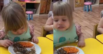 <p>One cute young woman had all kinds of trouble staying awake while enjoying a meal at the table.</p>

<p>Children require a healthy amount of sleep. They are growing and active human beings, and sleep gives the body time to recuperate and recover the energy dispensed. However, while children need plenty of sleep, parents understand that most children will put up quite a fight when it comes to nap time.&nbsp;</p>

<p>Apparently, children will still refuse a nap even when they are practically falling asleep at the dinner table. <a href="https://www.youtube.com/watch?v=leE7r2pH4TE">One video shows</a> a young woman sitting at the dinner table, wearing a bib, with a plate of food in front of her. However, instead of taking a bite of the food before her, she hilariously fights a battle with sleep.&nbsp;</p>

<p>While she appears determined to put up quite the fight, it looks like a losing battle. She continually nods off, with her head bobbing back and forth. At one point, she basically lays her face down on the table and into the plate of food in front of her.</p>

<p>As the cute little girl continues her struggle against sleep, a woman provides assistance in the battle. Several times, she beats on the table in front of the young lady while calling out her name.&nbsp;</p>

<p>&ldquo;Liza, Liza, Liza,&rdquo; the woman says repeatedly.&nbsp;</p>

<p>On the right side of the frame, a second little girl is sitting right next to the youngster practically dozing off into her food. She is unsure what is going on and not experiencing the problems of her fellow diner.&nbsp;</p>

<p>It&rsquo;s not clear why the young lady is so incredibly tired. But it appears that the dinner conversation was not exactly sparkling.&nbsp;</p>

<p>While Liza is giving it a valiant effort, something tells me that sleep probably won that fight.&nbsp;</p>

<p><em><a href="https://www.godtube.com/bible/proverbs/22-6">Proverbs 22:6</a> &ldquo;If a child is trained up in the right way, even when he is old he will not be turned away from it.&rdquo;</em></p>
