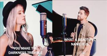 <p>Husband and wife Christian singers Caleb and Kelsey put on a dazzling vocal performance, singing several beloved and classic praise and worship songs.</p>

<p>The Lord deserves our constant praise and worship. He paid the ultimate price, going to the cross for you and me. He paid a debt that we will never be able to pay back. Praise God for His love, mercy and grace!&nbsp;</p>

<p>Singing is one of the many ways to bring glory and honor to His name. Many verses throughout God&rsquo;s Word mention singing and praising His name for all He has done for us. As one popular contemporary Christian song states, we have nothing else fit for a King, so we&rsquo;ll raise our hands because all we have is a hallelujah.</p>

<p>In a <a href="https://www.youtube.com/shorts/76_OHnJ5akw">clip posted on YouTube</a>, Caleb and Kelsey beautifully perform several songs praising the Lord for His love, mercy, grace and faithfulness. Their epic mashup of worship and praise songs flow seamlessly together, creating the illusion of one elegantly written song.</p>

<p>The husband-and-wife team stands on either side of a massive microphone in a sparsely decorated room as another guy sits and plays the piano. What happens when the two incredibly talented musicians open their mouths and start belting out the lyrics is a feast for the ears.&nbsp;</p>

<p>Caleb and Kelsey kick things off by singing a few lines from &ldquo;10,000 Reasons (Bless the Lord).&rdquo; Next up is &ldquo;What a Beautiful Name&rdquo; and they then transition into &ldquo;Tremble'' and &ldquo;No Longer Slaves.&rdquo; Finally, they finished their outstanding musical display with a spirited rendition of &ldquo;Who You Say I Am.&rdquo;</p>

<p>While it may be a short clip, there is enough here to remind you of who God is, what He&rsquo;s done for you and why He is more than worthy of our praise and worship.&nbsp;</p>

<p><em><a href="https://www.godtube.com/bible/isaiah/25-1">Isaiah 25:1</a> &ldquo;O Lord, you are my God; I will give praise to you, I will give honor to your name; for you have done great acts of power; your purposes in the past have been made true and certain in effect.&rdquo;</em></p>
