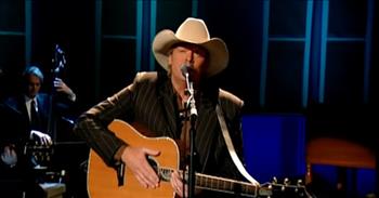 <p>Country music legend Alan Jackson turned in a fantastic live performance of the classic hymn &ldquo;The Old Rugged Cross.&rdquo;</p>

<p>Hymns are beloved, dearly cherished pieces of music. Those tunes&rsquo; beautifully written lyrics perfectly capture God&rsquo;s faithfulness, love, mercy and grace. That&rsquo;s why it&rsquo;s nearly impossible to hear one of those old hymns performed in a house of worship and not get emotional. There is so much truth and meaning in those old hymns.&nbsp;</p>

<p>In a <a href="https://www.youtube.com/watch?v=E_Ruz-2a0Zc">clip posted on YouTube</a>, Alan performed one of those beloved old hymns, &ldquo;The Old Rugged Cross.&rdquo; The country music star sits on a stool while holding a guitar as he sings those memorable and stirring lyrics about the site where Christ willingly laid down His life for a bunch of sinners.&nbsp;</p>

<p>In addition to singing the words, those lyrics pop up throughout the short clip, allowing those watching to sing along with Alan as he performs.&nbsp;</p>

<p>&ldquo;On a hill far away stood an old rugged cross<br />
The emblem of suffering and shame<br />
And I love that old cross where the dearest and best<br />
For a world of lost sinners was slain&rdquo;</p>

<p>At the end of Alan&rsquo;s fabulous rendition of &ldquo;The Old Rugged Cross,&rdquo; the packed auditorium responds with a thunderous round of applause and cheers. Over the years, many have covered and sung that timeless hymn, but Alan&rsquo;s cover must easily be considered one of the best.&nbsp;</p>

<p>As the song mentions, that old rugged cross means so much to so many. It&rsquo;s the place where Christ gave up His life for you and me. Without that ultimate and loving sacrifice, none would have the chance at everlasting life with Him. But He paid our debt, shedding His blood that washes away all sin. There is nothing we have done or could ever do to deserve such love, mercy and grace.&nbsp;</p>

<p><em><a href="https://www.godtube.com/bible/romans/5-8">Romans 5:8</a> &ldquo;But God has made clear his love to us, in that, when we were still sinners, Christ gave his life for us.&rdquo;</em></p>
