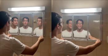 <p>One young man put together an epic and stunning lip-sync video to one of Queen&rsquo;s most beloved and classic tunes, &ldquo;Bohemian Rhapsody.&rdquo;</p>

<p>Some bands and songs are so iconic that even attempting to cover or do anything with them is essentially setting yourself up for failure. Everyone is incredibly familiar with songs from The Beatles, Elvis Presley, Frank Sinatra, Simon and Garfunkel, Bob Dylan and others. One slight slip-up or flubbed lyric, and everyone will be able to point out the mistake instantly.&nbsp;</p>

<p>Queen, the legendary English rock band from the 1970s and 80s, produced a string of hits that have since become classics. A few of those timeless tunes are &ldquo;Another One Bites the Dust,&rdquo; &ldquo;You&rsquo;re My Best Friend,&rdquo; and &ldquo;Under Pressure.&rdquo; However, without question, the song most closely associated with Queen is their 1975 song &ldquo;Bohemian Rhapsody.&rdquo; It&rsquo;s so unique and unlike anything you&rsquo;ve ever heard before or since.&nbsp;</p>

<p>Well, in a <a href="https://www.instagram.com/reel/C2_U6ksOVd6/?igsh=MzRlODBiNWFlZA%3D%3D">clip posted on Instagram</a>, one man put together a clip of him lip-syncing &ldquo;Bohemian Rhapsody.&rdquo; It&rsquo;s such a simple but incredibly creative and entertaining clip. It consists of him lip-syncing into a bathroom mirror, and that&rsquo;s it.&nbsp;</p>

<p>The portion of the song he lip-syncs is, of course, the segment everyone knows. It&rsquo;s the section where the band members sing at a rapid-fire pace. But to pull it off, to make it appear that other people are singing with him, the young man pulls and moves the mirror. It catches different angles, making it appear to viewers that multiple people are singing along with him.</p>

<p>The precision and timing involved in creating such a clip is mind-boggling. If he is too fast or slow with his movements, the entire video doesn&rsquo;t work, and the illusion is destroyed.&nbsp;</p>

<p>What a fantastic show of talent and timing!&nbsp;</p>

<p>He must really enjoy the musical stylings of Queen or at least &ldquo;Bohemian Rhapsody&rdquo; to know the song that well!</p>

<p><em><a href="https://www.godtube.com/bible/psalms/105-2">Psalm 105:2</a> &ldquo;Let your voice be sounding in songs and melody; let all your thoughts be of the wonder of his works.&rdquo;</em></p>
