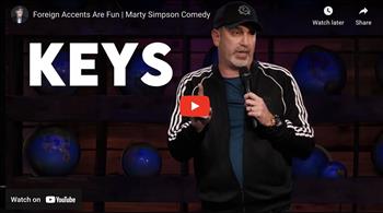 Foreign Accents Are Fun | Marty Simpson Comedy
