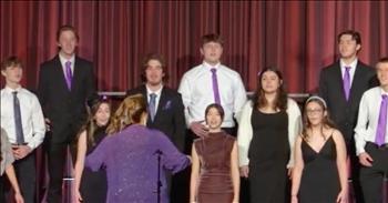 <p>A choir of young people brought their musical talents together for an outstanding and soulful performance of Frank Sinatra&rsquo;s &ldquo;Come Fly with Me.&rdquo;</p>

<p>Frank Sinatra is a Hollywood legend. The man, affectionately known as Old Blue Eyes, was a multi-talented entertainer. He thrilled audiences with his many memorable appearances on the big screen in films like &ldquo;From Here to Eternity,&rdquo; &ldquo;The Manchurian Candidate&rdquo; and &ldquo;Ocean&rsquo;s Eleven.&rdquo;&nbsp;</p>

<p>But while he was an actor, Frank is arguably better known as a world-class singer. &ldquo;That&rsquo;s Life,&rdquo; &ldquo;My Way&rdquo; and &ldquo;New York, New York&rdquo; are just a few of his iconic and beloved songs that are still played, listened to and covered today.&nbsp;</p>

<p>Despite passing away in 1998, Frank continues to influence entertainment, spanning generations. <a href="https://www.youtube.com/watch?v=hPu7ickYc1E">In a clip posted on YouTube</a>, a choir of young people beautifully performed his hit song &ldquo;Come Fly with Me.&rdquo;</p>

<p>&ldquo;Come fly with me, let&rsquo;s fly, let&rsquo;s fly away</p>

<p>If you can use some exotic booze</p>

<p>There&rsquo;s a bar in far Bombay</p>

<p>Come fly with me, let&rsquo;s fly, let&rsquo;s fly away&rdquo;</p>

<p>The young people give an outstanding performance of Frank&rsquo;s beloved song. There isn&rsquo;t a flubbed lyric or a missed or flat note throughout their lovely vocal performance. The talented choir expertly combined their voices, creating a most enjoyable listening experience.&nbsp;</p>

<p>At the end of their jaw-dropping performance of Frank Sinatra&rsquo;s &ldquo;Come Fly with Me,&rdquo; the audience erupts in a thunderous round of applause and cheers. It&rsquo;s clear the young people on stage have won over those in the audience with their beautiful performance.&nbsp;</p>

<p>&nbsp;</p>

<p>So often young people only stick with the music of their generation, never bothering to branch out into music of other decades and generations. This short, less-than-2-minute clip shows these young people, because of being a part of this choir, have been exposed to music they may not have otherwise heard.&nbsp;</p>

<p><em><a href="https://www.godtube.com/bible/colossians/3-16">Colossians 3:16</a> &ldquo;Let the word of Christ dwell in you richly in all wisdom; teaching and admonishing one another in psalms and hymns and spiritual songs, singing with grace in your hearts to the Lord.&rdquo;</em></p>
