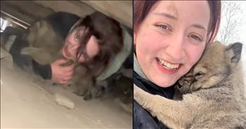 <p>Watch this incredible video of heroics. Adorable puppies rescued after seeking shelter under crawl space from wintry weather.</p>

<p>In this powerful rescue video, we see precious pups covered in snow all under an abandoned home. The puppies are not easily reachable. The girl proceeds to go far into the crawlspace. This kind-hearted young woman fights effortlessly to save these animals from freezing to death on a cold winter&rsquo;s day.&nbsp;</p>

<p>It takes her four hours to get each puppy out. In the video footage, the girl is beaming in the midst of saving these cute dogs. She knows that her sacrifice, energy, and time are worth helping these creatures have a chance at life and a safe home. The final puppy is carried out of the crawl space, and a celebration occurs. You see clips of the girl army crawling while holding on tightly to the little pup. They exit into the brightness of the snow. The girl holds the puppy, cuddling him in her arms and smiling over their rescue.&nbsp;</p>

<p>One precious baby dog is curled up in a jacket while the young woman holds him in the car. Six&nbsp;puppies are now safe because of the decision of this girl. This woman is a hero for her actions. She battled the elements to rescue those animals.</p>

<p>It is inspiring for us to think through what sacrifices we can make in order to help in the situations around us. It is a comfort as a believer in Jesus to know that just like this girl was relentless in her pursuit of every puppy, our Savior has not forgotten us. He loves us and pursues us to get us out of the darkness.&nbsp;</p>

<p><em>&ldquo;I have come into the world as a light, so that no one who believes in me should stay in darkness.&rdquo; <a href="https://www.godtube.com/bible/John/12-46">John 12:2</a>6</em></p>
