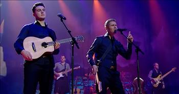 <p>Celtic Thunder offers up a stunning cover of Dan + Shay&rsquo;s romantic song, &ldquo;From the Ground Up.&rdquo; It&rsquo;s a visual and auditory delight! Check out the video!</p>

<p><a href="https://en.wikipedia.org/wiki/From_the_Ground_Up_(song)">Written by Dan Smyers, Shay Mooney, and Chris DeStefano</a>, &ldquo;From the Ground Up&rdquo; was recorded in 2015 and released on February 5, 2016. The song was inspired by Dan and Shay&rsquo;s grandparents and tells the story of finding true love and building a life with that person.&nbsp;&nbsp;</p>

<p>The song made <a href="https://www.brides.com/first-dance-wedding-songs-5071980">Brides</a> list of &ldquo;85 Incredible First Dance Songs for Your Wedding&rdquo; in their October 2023 issue. Reminiscent of Vince Gill&rsquo;s &ldquo;<a href="https://en.wikipedia.org/wiki/Look_at_Us_(Vince_Gill_song)">Look at Us</a>&rdquo; released in 1991, Dan + Shay&rsquo;s song pays tribute to those who have stuck with one another&mdash;deeply loved and honored one another&mdash;through thick and thin.</p>

<p>Dan + Shay&rsquo;s country song is a gem, as is Celtic Thunder&rsquo;s cover!</p>

<p>There are ten musicians positioned across the blue-and-purple, stone-look stage. Orange beams shine on them and mimic a sunset. A video plays in an oval frame behind the performers. It features a couple walking the beach alone and with children, depicting the growth of a family over the years.&nbsp;</p>

<p>Celtic Thunder is live in Dublin for this performance. The song&rsquo;s lyrics are printed in white against a green band and appear at the bottom of the video; the font is quintessentially Irish. Two guitarists wear kilts and boots, and the ladies are dressed in formal gowns; they play the harp and violin. There is a drummer, two gents on pianos, one man on the mandolin, and the two singers; they also play guitars. There are extra instruments available as well, a testament to the talent of Celtic Thunder&rsquo;s band members.&nbsp;</p>

<p>All together, they create a beautiful rendition of Dan + Shay&rsquo;s inspiring song! While the drummer appears pretty serious as he brushes his snares and cymbals, the singers smile as they deliver the sweet story of lifelong partners. If you have a grown daughter, you might be wishing for a guy like one of them for her!</p>

<p>At 2:45, the taller singer takes the lead, and the two harmonize through a series of &ldquo;whoas,&rdquo; and it&rsquo;s super pretty.&nbsp;&nbsp;</p>

<p>Great lyrics, a lovely backdrop, and stellar musicians! This is one to remember, not just on wedding days. No, it&rsquo;s one to play on any old day!&nbsp;&nbsp;&nbsp;</p>

<p><em>&ldquo;However, each one of you also must love his wife as he loves himself, and the wife must respect her husband.&rdquo; <a href="https://www.godtube.com/bible/ephesians/5-33">Ephesians 5:33</a></em></p>
