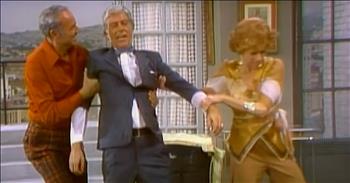 Dick Van Dyke's Side-Splitting Role as Encyclopedia Salesman in Carol Burnett Sketch