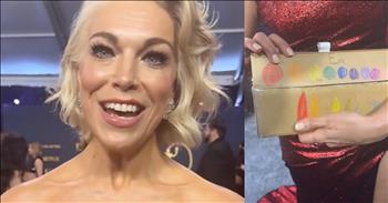 <p>Actress Hannah Waddingham, who plays Rebecca Welton in the popular TV show Ted Lasso, shows off her daughter&rsquo;s creation in <a href="https://www.tiktok.com/@glamourmag/video/7339953181213986079?embed_source=71929438%2C121374463%2C121402909%2C121351166%2C121331973%2C120811592%2C120810756%3Bnull%3Bembed_blank&amp;refer=embed&amp;referer_url=www.inspiremore.com%2Fhannah-waddinghams-9-yr-old-daughter-makes-her-extra-special-accessory-for-sag-awards%2F&amp;referer_video_id=7339953181213986079">this TikTok video</a>.</p>

<p>Hannah was on the red carpet attending the SAG Awards. She stops to show the interviewer a handmade cardboard purse her nine-year-old daughter had made for the event.&nbsp;</p>

<p>&ldquo;Yeah, I mean look at it,&rdquo; Hannah <a href="https://www.tiktok.com/@glamourmag/video/7339953181213986079?embed_source=71929438%2C121374463%2C121402909%2C121351166%2C121331973%2C120811592%2C120810756%3Bnull%3Bembed_blank&amp;refer=embed&amp;referer_url=www.inspiremore.com%2Fhannah-waddinghams-9-yr-old-daughter-makes-her-extra-special-accessory-for-sag-awards%2F&amp;referer_video_id=7339953181213986079">says</a> as she shows off the colorful purse. &ldquo;There was a spare bit of cardboard in the house. Look at the rainbow detail. Look, it&rsquo;s a &lsquo;One Love&rsquo; evening bag.&rdquo;&nbsp;</p>

<p>You can tell how proud Hannah is of the creation. Oftentimes our children will create something; to them, it is the most special thing on earth. It is heartwarming to see Hannah bring it to the awards show and show it off. What a great mom!&nbsp;</p>

<p>The interviewer asked Hannah if her daughter knew what her dress looked like, and she said she didn&rsquo;t. She put all the colors on the purse so that it could go with everything. Smart girl! She made sure her mom had what she needed for her special night.</p>

<p>Hannah tells us that her daughter told her, &ldquo;Mummy, it&rsquo;s like you say. It goes with everything and nothing bag.&rdquo;</p>

<p>Hannah shows off the bag a bit more, saying it&rsquo;s not too stable but holds more than your average bag. And it seems to work well for the night.</p>

<p>So many in the comments really enjoyed the clip. One commenter <a href="https://www.tiktok.com/@glamourmag/video/7339953181213986079?embed_source=71929438%2C121374463%2C121402909%2C121351166%2C121331973%2C120811592%2C120810756%3Bnull%3Bembed_blank&amp;refer=embed&amp;referer_url=www.inspiremore.com%2Fhannah-waddinghams-9-yr-old-daughter-makes-her-extra-special-accessory-for-sag-awards%2F&amp;referer_video_id=7339953181213986079">said</a>, &ldquo;ITS FUNCTIONAL!! She did a great job. Mom bragging is everything!&rdquo; and another, &ldquo;This is the most genuine thing i have seen from someone on the red carpet.&rdquo;</p>

<p>Seeing a celebrity be so real and transparent about something her daughter made is lovely. Doing so makes her feel more relatable and puts a smile on our faces.&nbsp;</p>

<p><em>&ldquo;Train up a child in the way he should go: and when he is old, he will not depart from it.&rdquo; - <strong><a href="https://www.godtube.com/bible/proverbs/22-6">Proverbs 22:6</a></strong></em></p>
