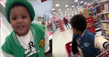 <p>A precious and adorable young man makes it a point to stop and greet every person he sees during a shopping trip with his mother.</p>

<p>Acknowledging someone does not require any talent or even much effort. It can be as simple as a head nod or a wave. No words have to be exchanged to let someone else know you see them. Letting someone know you see them is a simple act that can make a big difference. It may even make someone&rsquo;s entire day.</p>

<p>A <a href="https://www.youtube.com/watch?v=oBblXYT0Qnw">video posted on YouTube</a> shows a young man, a toddler, who seems to be on a mission to say hello to everyone he spots. During a shopping trip to Target with his mother, Azai cheerfully greets everyone he sees in the store.</p>

<p>The short, 2-minute, and 30-second clip starts with Azai and his mother strolling down the aisle. Azai stands at the end of the cart as he sees a mother perusing the items in the aisle. As they get closer to the woman, Azai greets her.</p>

<p>&ldquo;How you doing?&rdquo; the adorable young man asks the unsuspecting female shopper.</p>

<p>At first, the woman seemed shocked at the child&rsquo;s question. &ldquo;Oh, I&rsquo;m fine,&rdquo; she eventually responds.</p>

<p>The young man even gives some people heartwarming embraces and asks others to &ldquo;pound&rdquo; while holding his clenched fist out to the shoppers.</p>

<p>About halfway through the clip, Azai and his mother see a man shopping alone. Azai greets the man, and they have a short conversation where the cute toddler asks how the man is doing.</p>

<p>The older gentleman tells Azai to never stop greeting and asking people how they are doing.</p>

<p>Acknowledging people, saying hello, and asking how they are doing may seem simple and mundane. However, for someone who feels alone and like no one cares about them, that simple act of kindness could make a world of difference.</p>

<p><em><strong><a href="https://www.godtube.com/bible/ephesians/4-32">Ephesians 4:32</a></strong> &ldquo;And be kind to one another, full of pity, having forgiveness for one another, even as God in Christ had forgiveness for you.&rdquo;</em></p>
