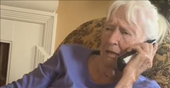 <p>A grandmother in her 90s cleverly turned the tables on a would-be fraudster after receiving a phone call from one of them.</p>

<p>Most people have cell phones, which they use extensively. It&rsquo;s not a stretch to say that for most of the population, their cell phones are essentially an extension of their hand. It&rsquo;s become a must-have item for most people.&nbsp;</p>

<p>People use their cell phones to check the weather and their email and to look at Facebook, Twitter and Instagram several times every hour. Occasionally, they are used to communicate with others, most of the time through a quick text message. And even sometimes, believe it or not, phones are used to call someone.</p>

<p>Sadly, scammers still use the phone, making calls trying to obtain personal information or trick people out of cash. Most of the time, the elderly are the prey of these criminals, using elaborate stories to confuse and scare older men and women into inadvertently handing over large sums of money.</p>

<p>A <a href="https://www.tiktok.com/@chey.mami/video/7351775807590714666">clip posted on social media</a> features a woman in her 90s, a grandmother, who received a call from someone trying to scam her. However, she did not fall into the individual&rsquo;s trap. Instead, she turned things around on them, asking them personal questions about their salvation and their beliefs about the end of the world.</p>

<p>The call begins with the 92-year-old woman asking the person on the other end of the line whether they believe in God.</p>

<p>&ldquo;You believe in God, don&rsquo;t you?&rdquo; she asks. &ldquo;You believe in God?&rdquo;</p>

<p>She said she believed she would eventually be a part of the rapture, so she did not need whatever the scammer was attempting to sell her.&nbsp;</p>

<p>The person on the other end must have gotten frustrated with the woman&rsquo;s discussion of Jesus and the rapture and hung up on her. The clip ends with the woman looking down at her phone as if she lost the connection.</p>

<p><em><strong><a href="https://www.godtube.com/bible/1-peter/5-8">1 Peter 5:8</a></strong> &ldquo;Be serious and keep watch; the Evil One, who is against you, goes about like a lion with open mouth in search of food;&rdquo;</em></p>
