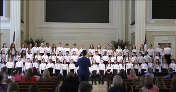 <p>What an exquisite children&rsquo;s choir!</p>

<p><a href="https://www.youtube.com/watch?v=rdPx8hAwCaw">In this YouTube video</a>, we listen to the PCA Honor Choir&rsquo;s &lsquo;Ride On, King Jesus&rsquo; performance. The choir is from Prestonwood Christian Academy, located in Plano, TX. The <a href="https://plano.prestonwoodchristian.org/arts/vocal-music">mission of their vocal program</a> is to &ldquo;expose every child to multiple aspects of music, to enrich the PCA Community with a healthy and vibrant artistic culture, and to glorify God as we strive for excellence in the development of the musical gifts He has given.&rdquo;</p>

<p>The choir, composed of around 70 kids, gives a beautiful performance of this African American spiritual. It was arranged by Joe Cox at the ACSI Choir Festival in February of 2024.&nbsp;</p>

<p>&lsquo;Ride On, King Jesus&rsquo; <a href="https://hymnary.org/hymn/CPWI2010/130">was composed by</a> Hezekiah Brinson, Jr in 1990. The lyrics begin with:</p>

<p>&ldquo;Ride on King Jesus,</p>

<p>No man can-a hinder me.</p>

<p>Ride on King Jesus,</p>

<p>No man can-a hinder me.&rdquo;</p>

<p>This spiritual song is ideal for a choir&rsquo;s performance, as seen in this video. The music flows together phenomenally.&nbsp;&nbsp;</p>

<p>The song is about being with Jesus, going to heaven, and how no man can hinder you if you are with him. Such an important topic to consider today when we have so many distractions. Keeping your eyes on Jesus is a must.&nbsp;</p>

<p>Songs such as these that talk about Jesus and who he is to us are important and have been around for a long time. They remind us of what is important in life and where our focus should be. Songs can translate such meaning and importance, and the PCA Honor Choir does an excellent job of doing so.&nbsp;</p>

<p><em>&ldquo;Fear you not; for I am with you: be not dismayed; for I am your God: I will strengthen you; yes, I will help you; yes, I will uphold you with the right hand of my righteousness.&rdquo; - <strong><a href="https://www.godtube.com/bible/isaiah/41-10">Isaiah 41:10</a></strong></em></p>
